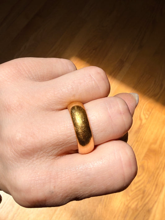 Vintage 24k Donut Band