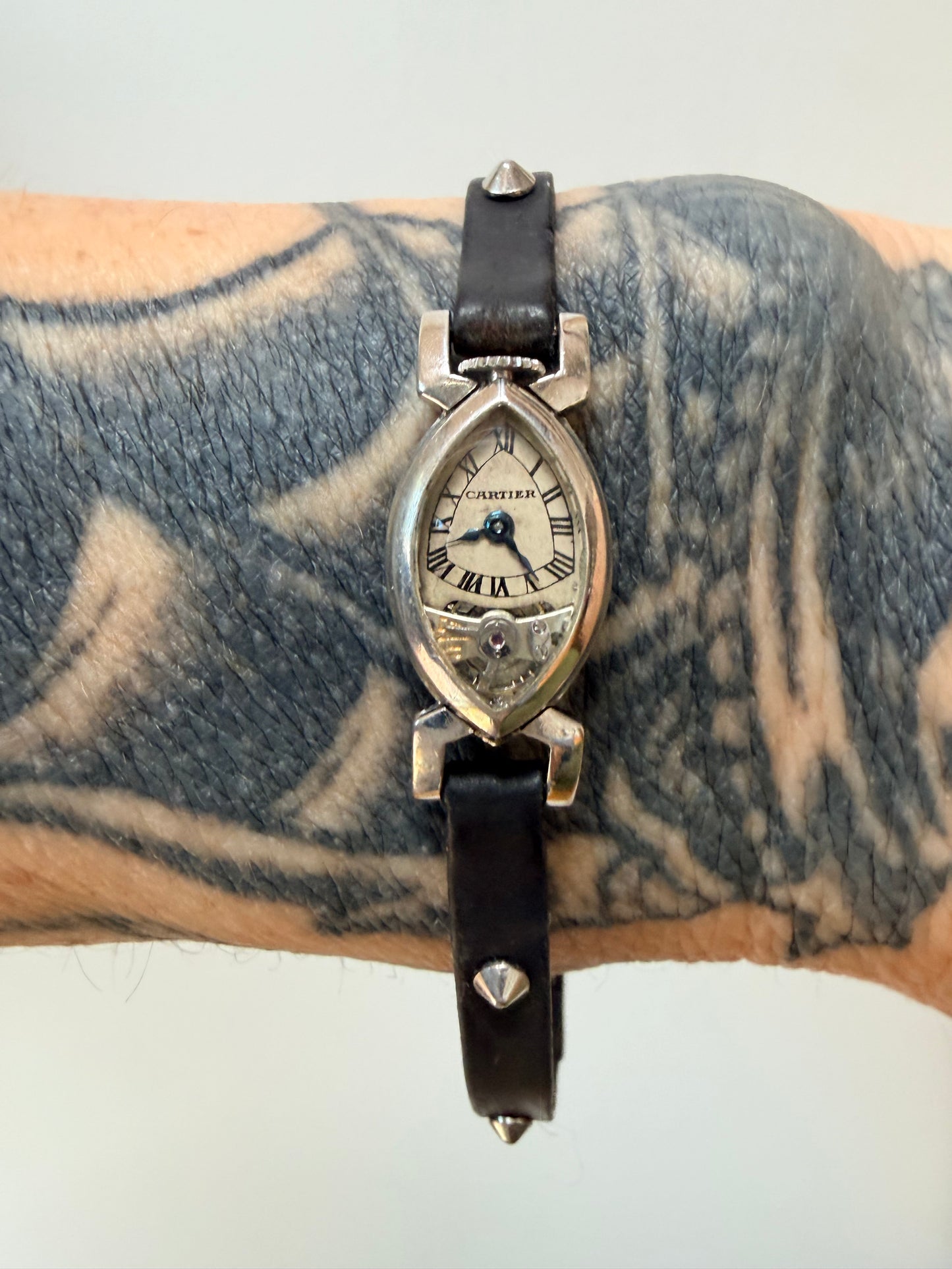 Antique Cartier Amande Wristwatch Circa 1919