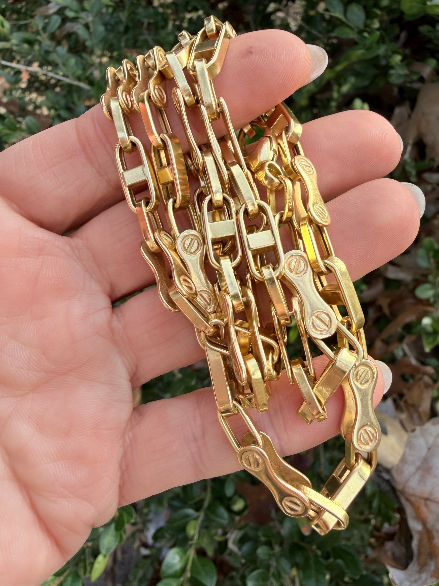 Vintage Italian Hardware Bike Chain