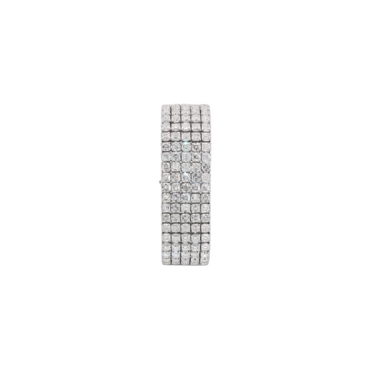 Vintage William Goldberg Step Cut Diamond Flexible Bracelet