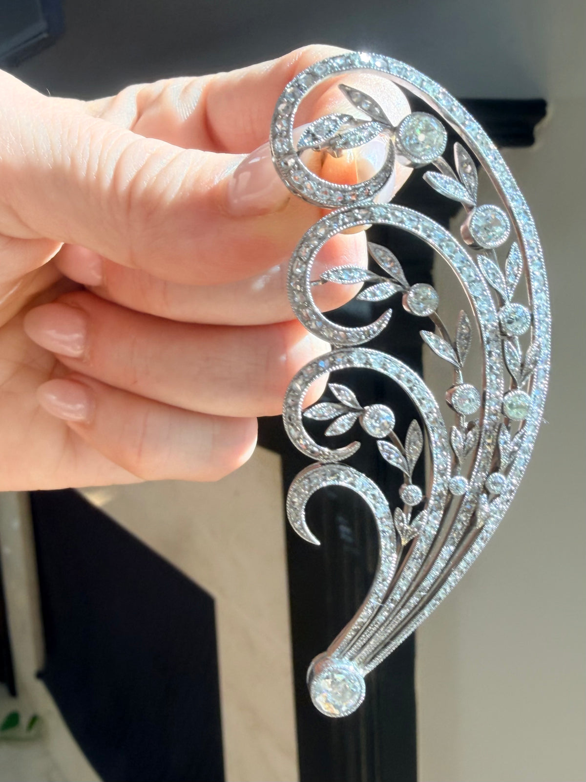 Edward Diamond Spray Brooch