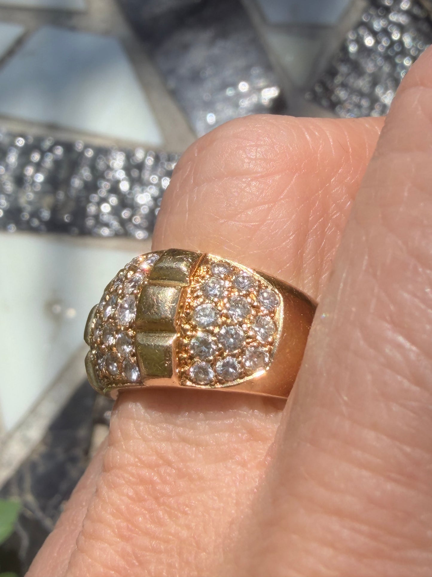 Vintage Van Cleef & Arpels Pavé Set Ring