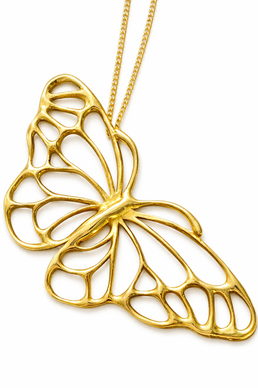 Vintage Tiffany & Co. Butterfly Pendant Necklace