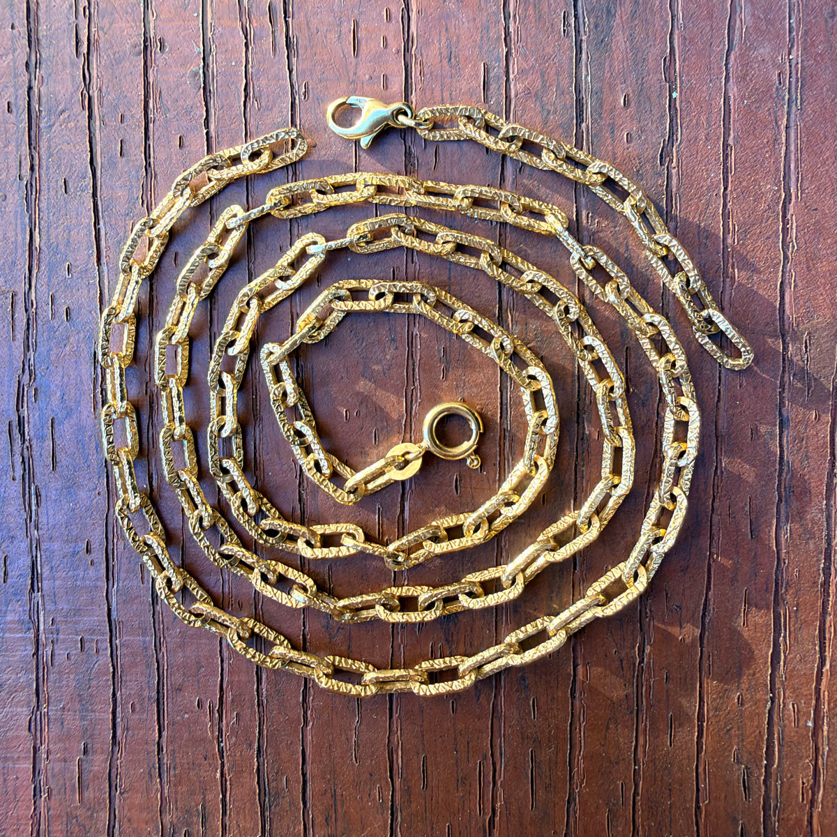 Vintage Brutalist Biker Chain