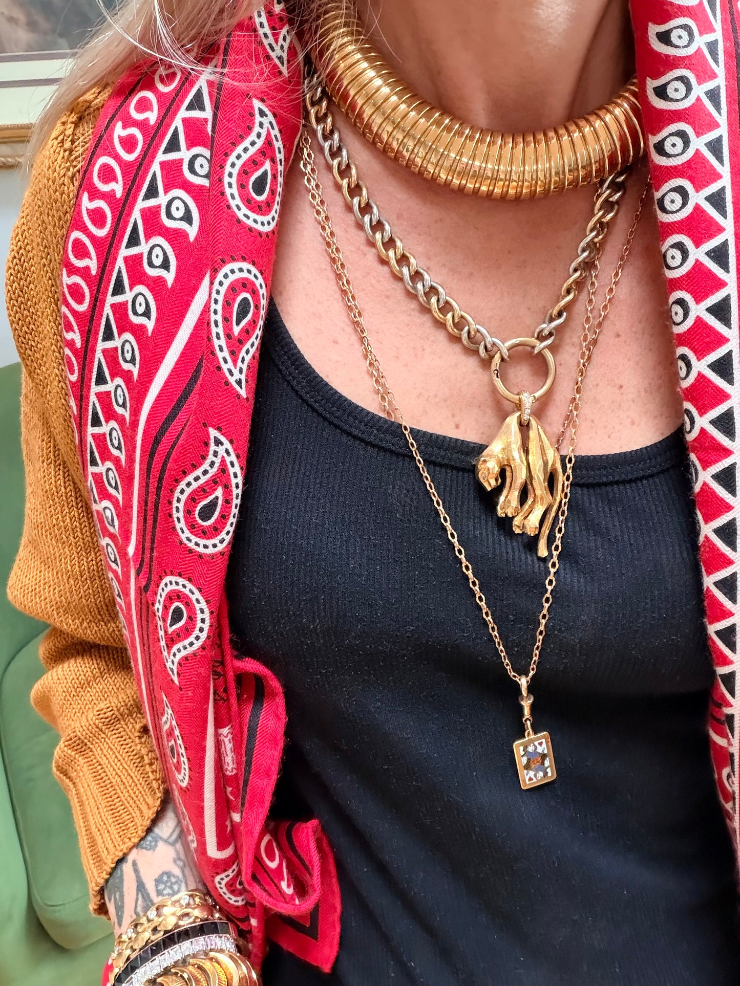 Vintage Bvlgari Tubogas Necklace