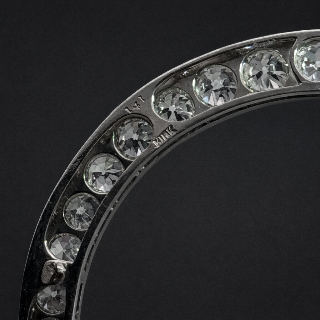 Large Old Cut Diamond Horseshoe Pendant Circa. 1900
