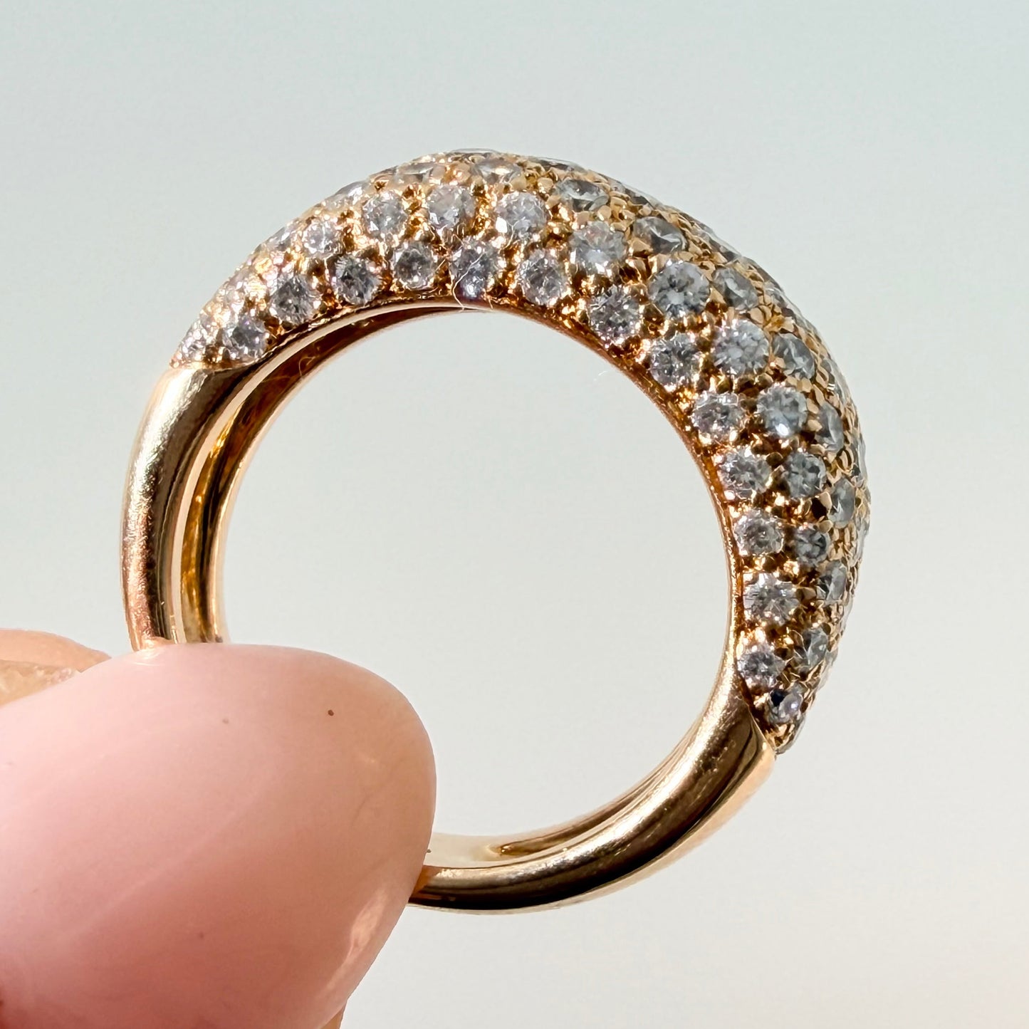 Vintage Cartier Pavé Set Diamond Ring