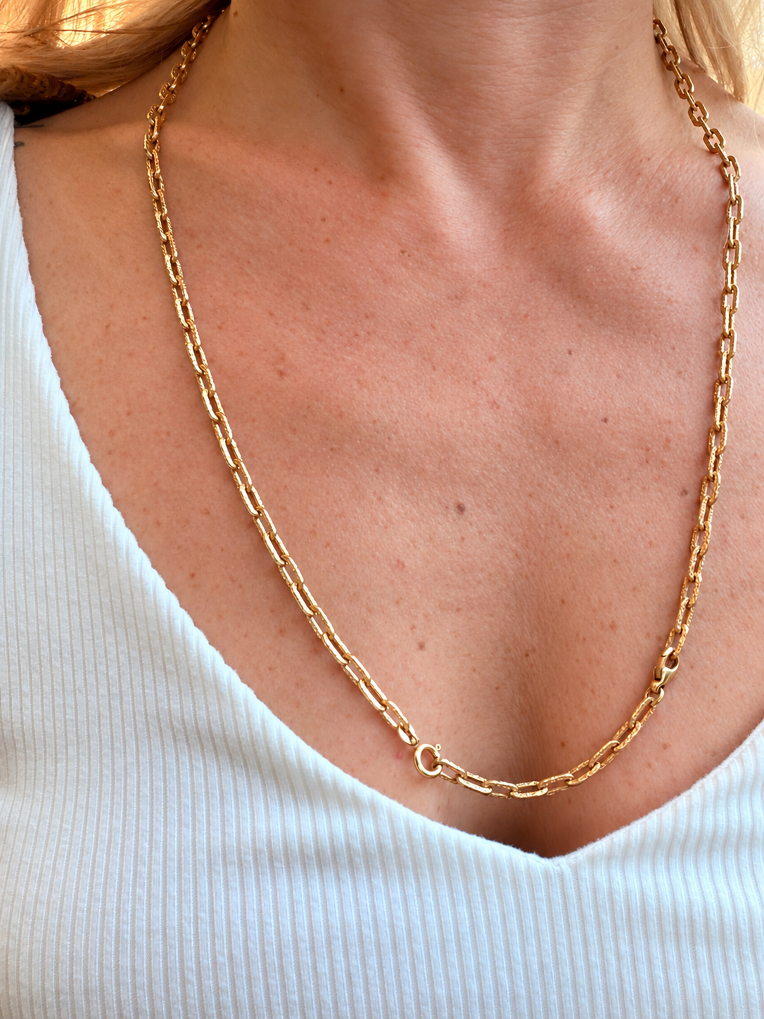 Vintage Brutalist Biker Chain