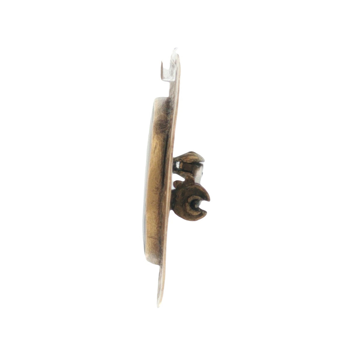 Vintage 14k Yellow Gold Dendritic Agate Brooch