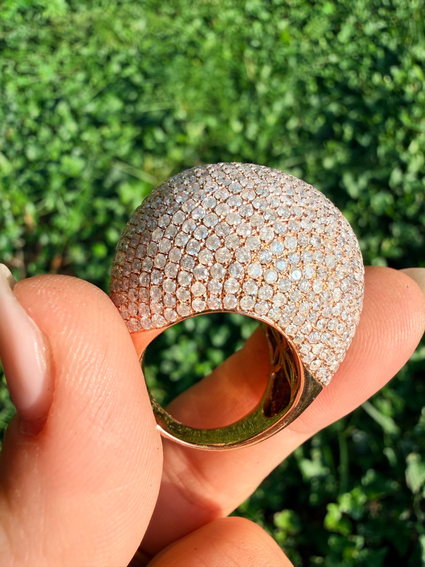 Diamond Microphone Ring
