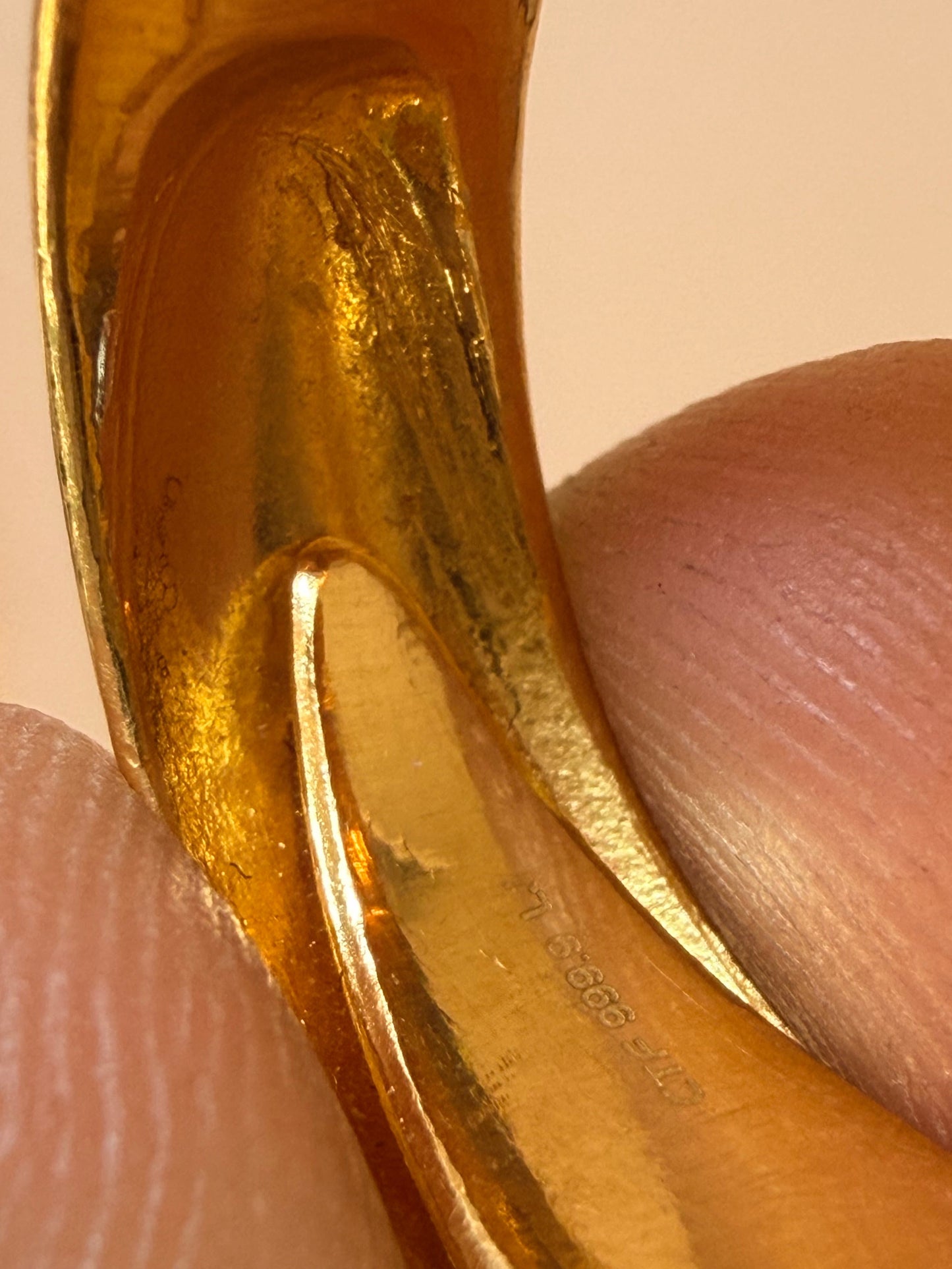 Vintage 24k Donut Band