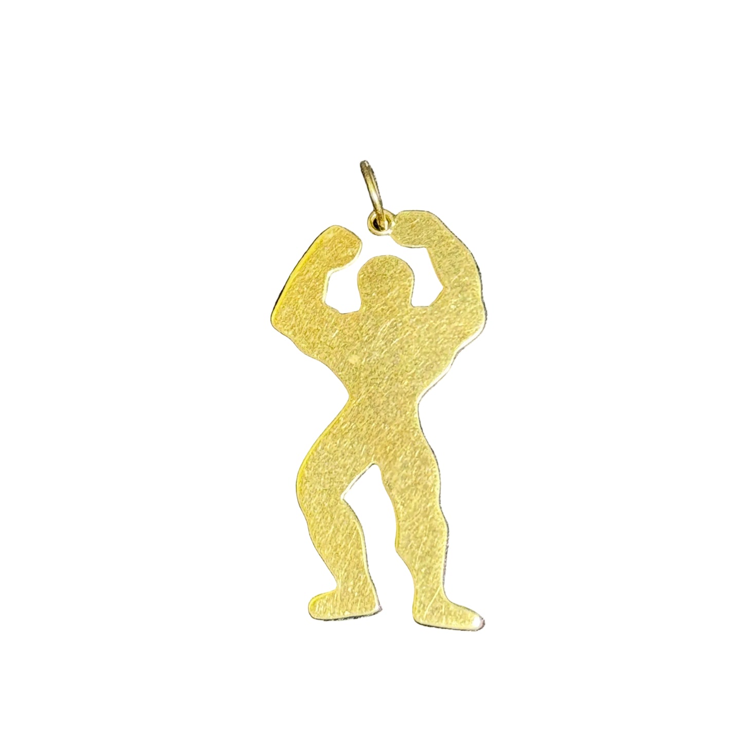 Vintage Body Builder Muscle Man Pendant