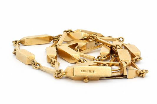 Vintage Geometric Spike Necklace