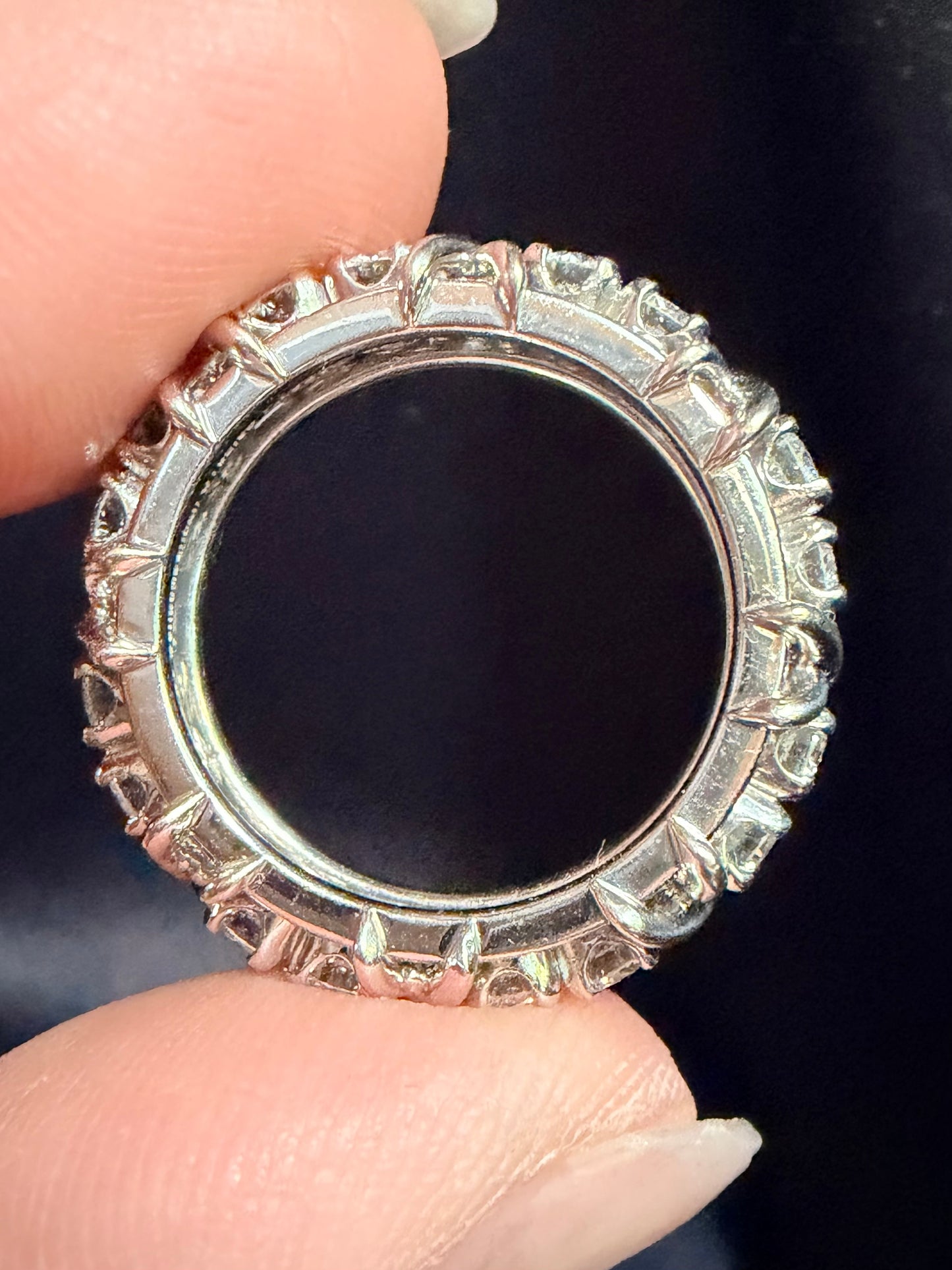 Tiffany and Co. X Schlumberger Diamond Eternity Ring