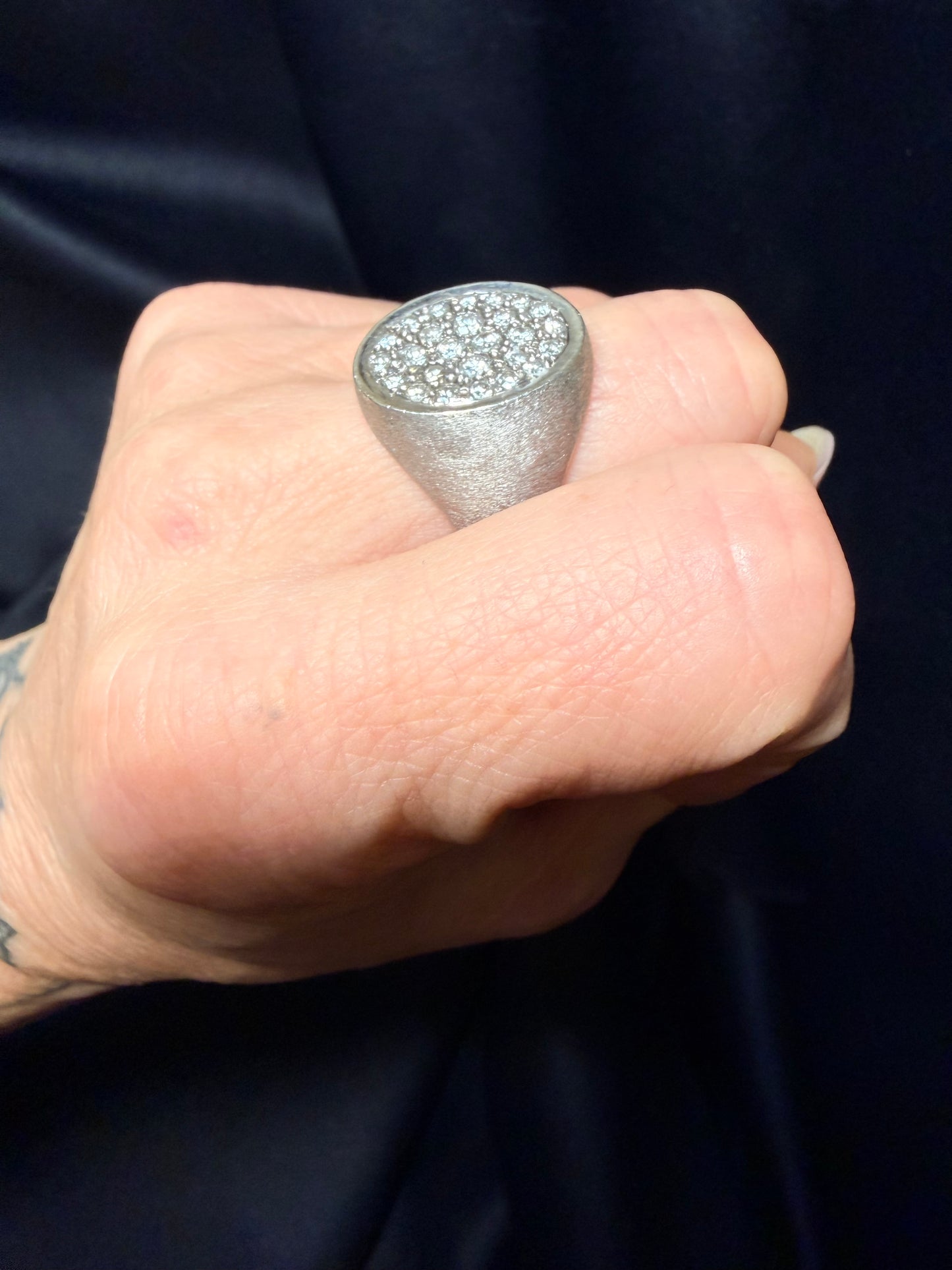 Vintage Diamond Signet Ring