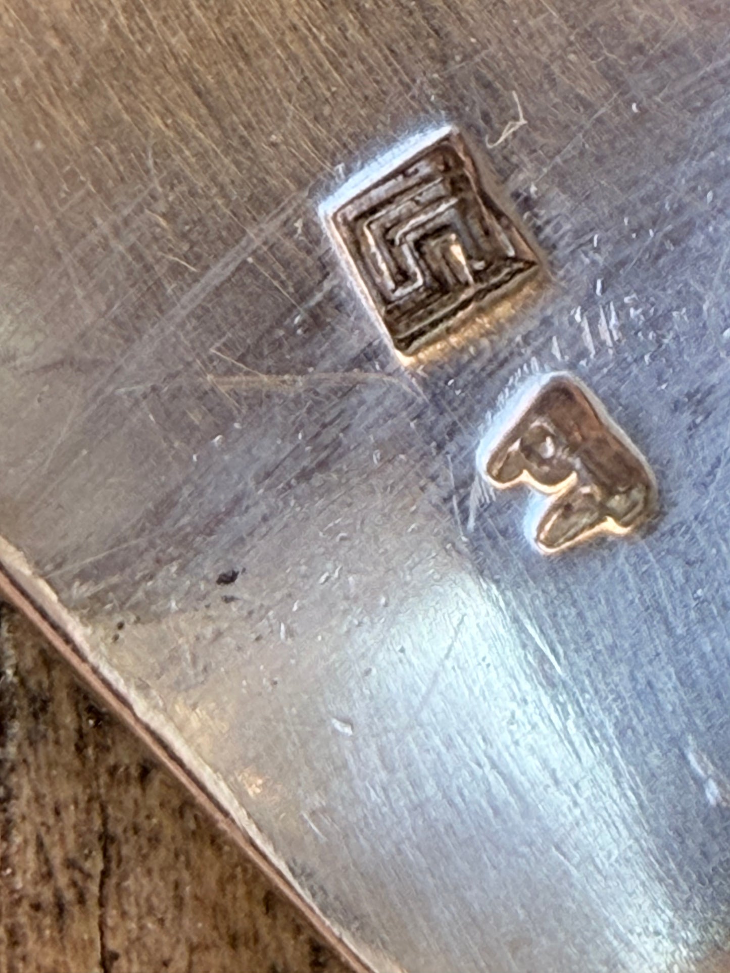 Vintage Diamond Mirror Signet Ring