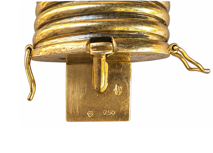 Vintage Cartier Tubogas Gold Bracelet