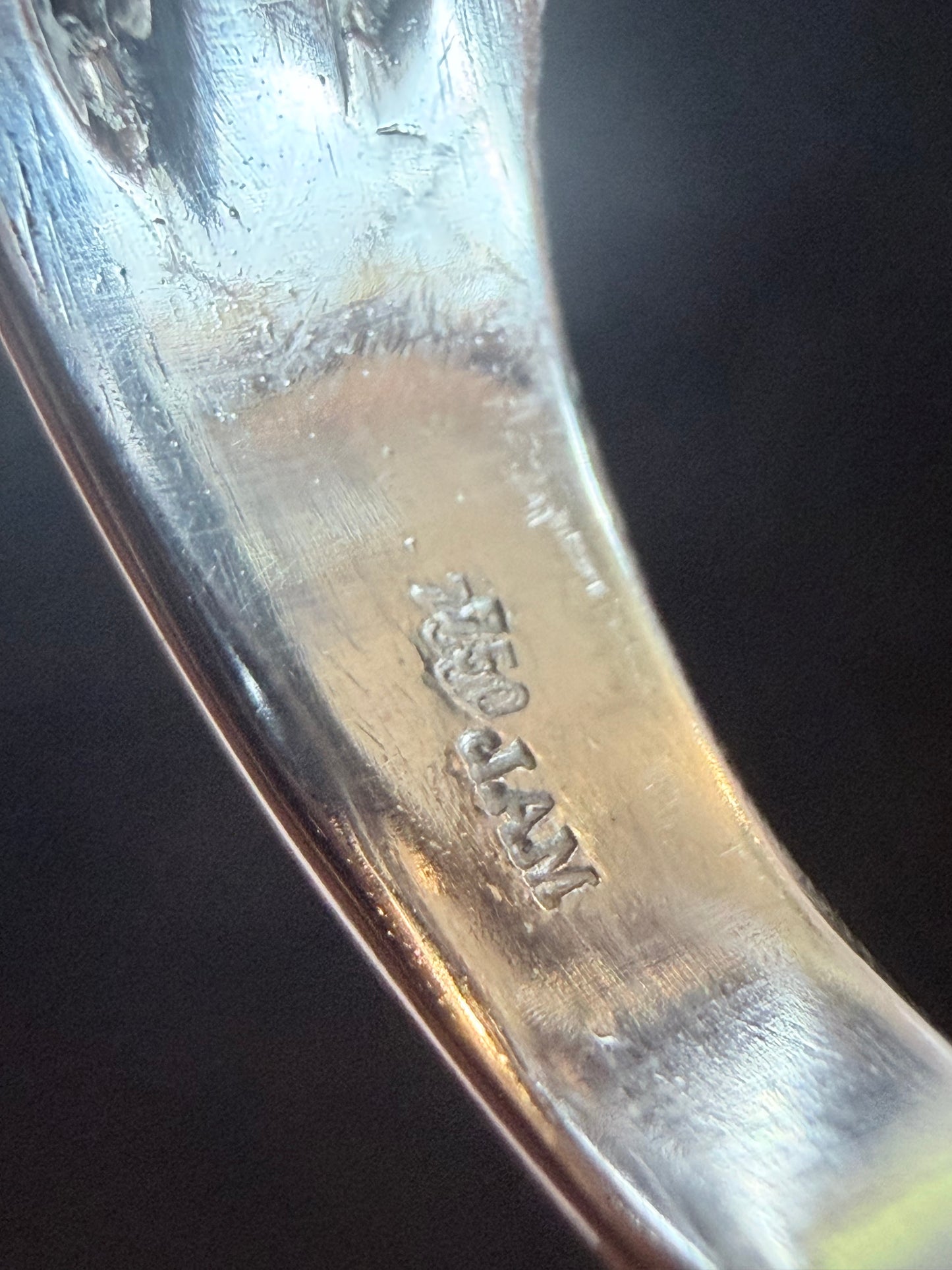 Mid-Century French Cut Diamond Cocktail Ring