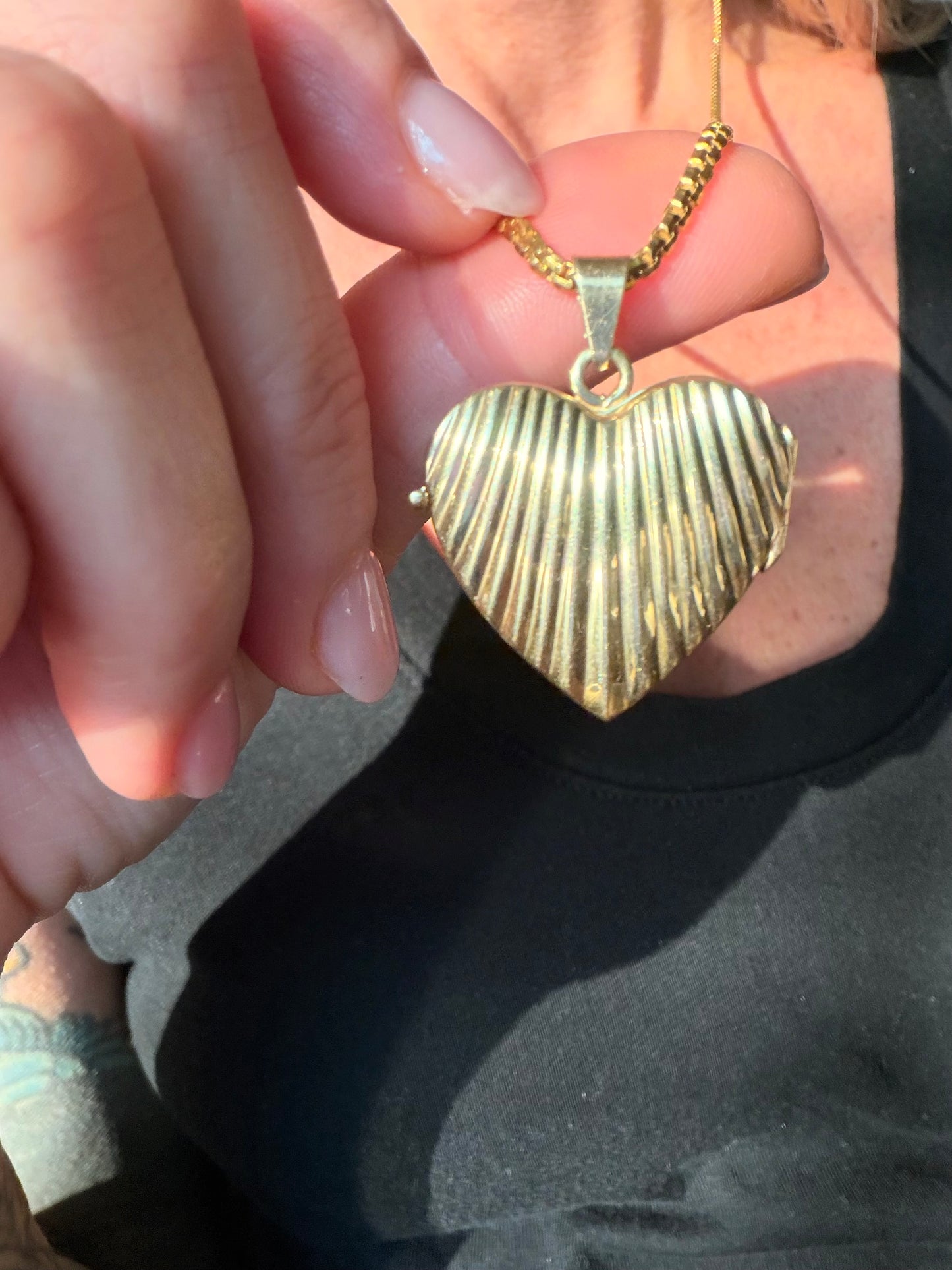 Vintage Heart Locket Pendant