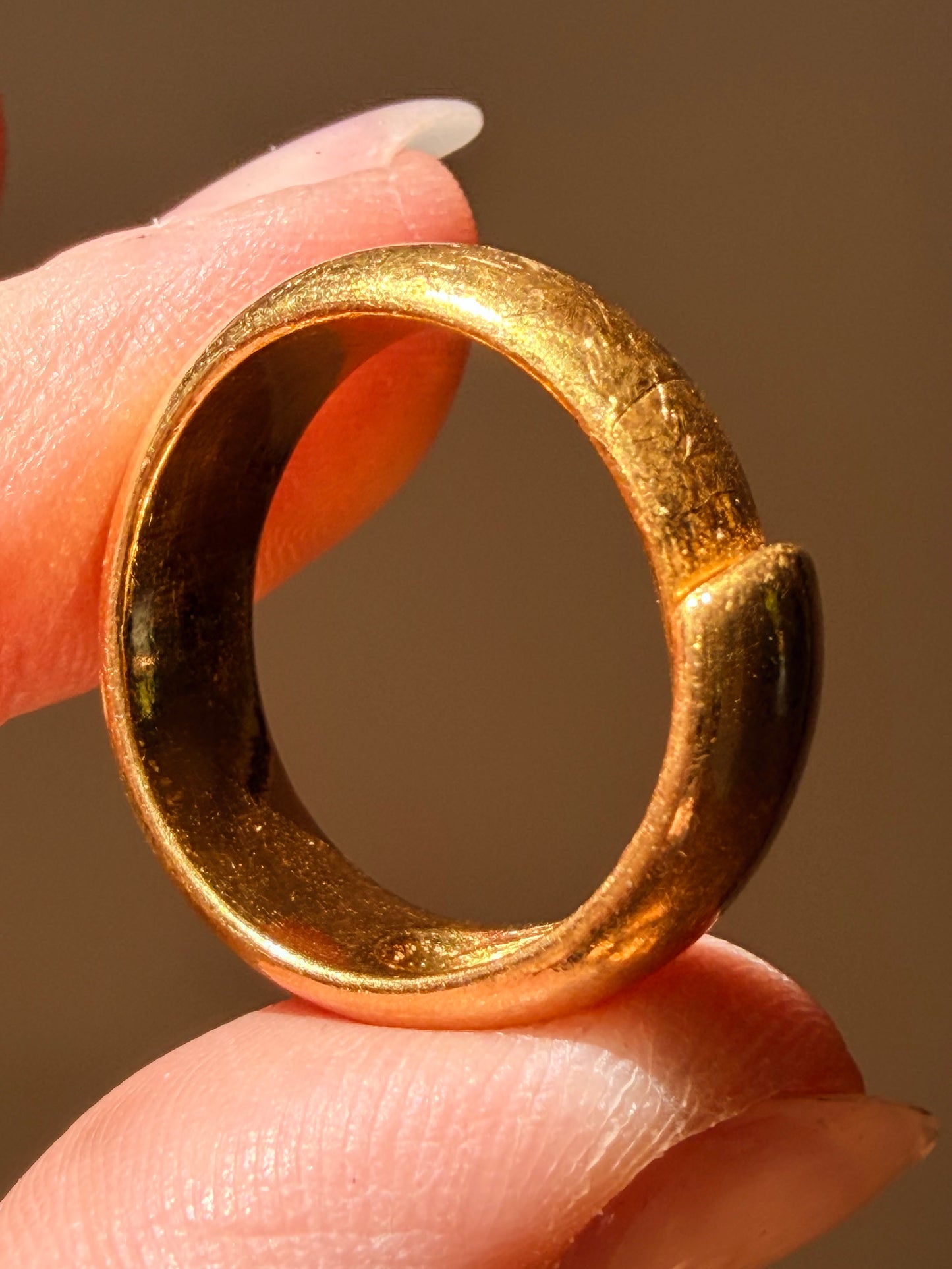 Vintage 24k Donut Band