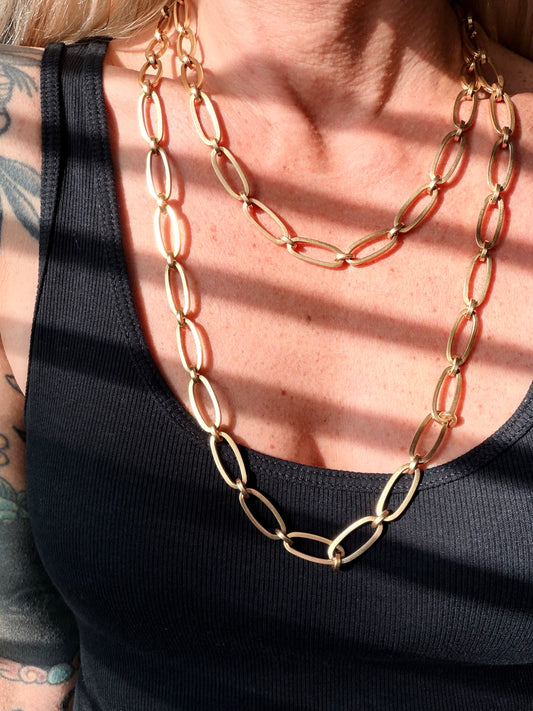 Vintage Cartier Multi Wrapped Oval Chain