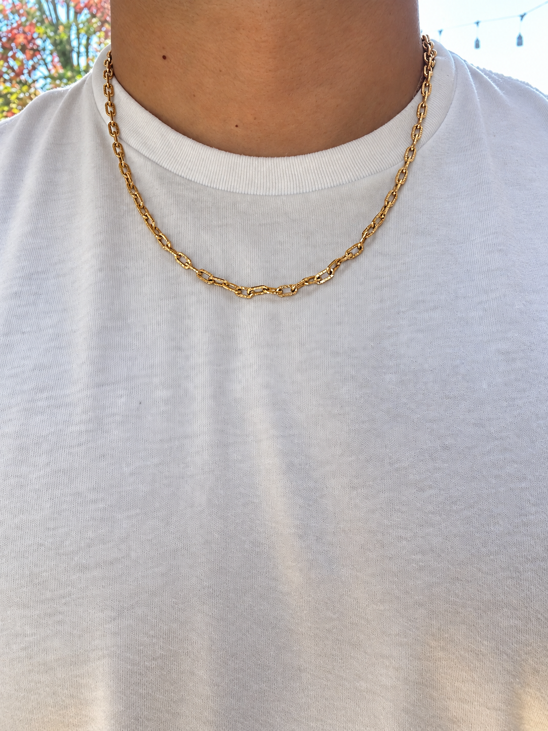 Vintage Brutalist Biker Chain