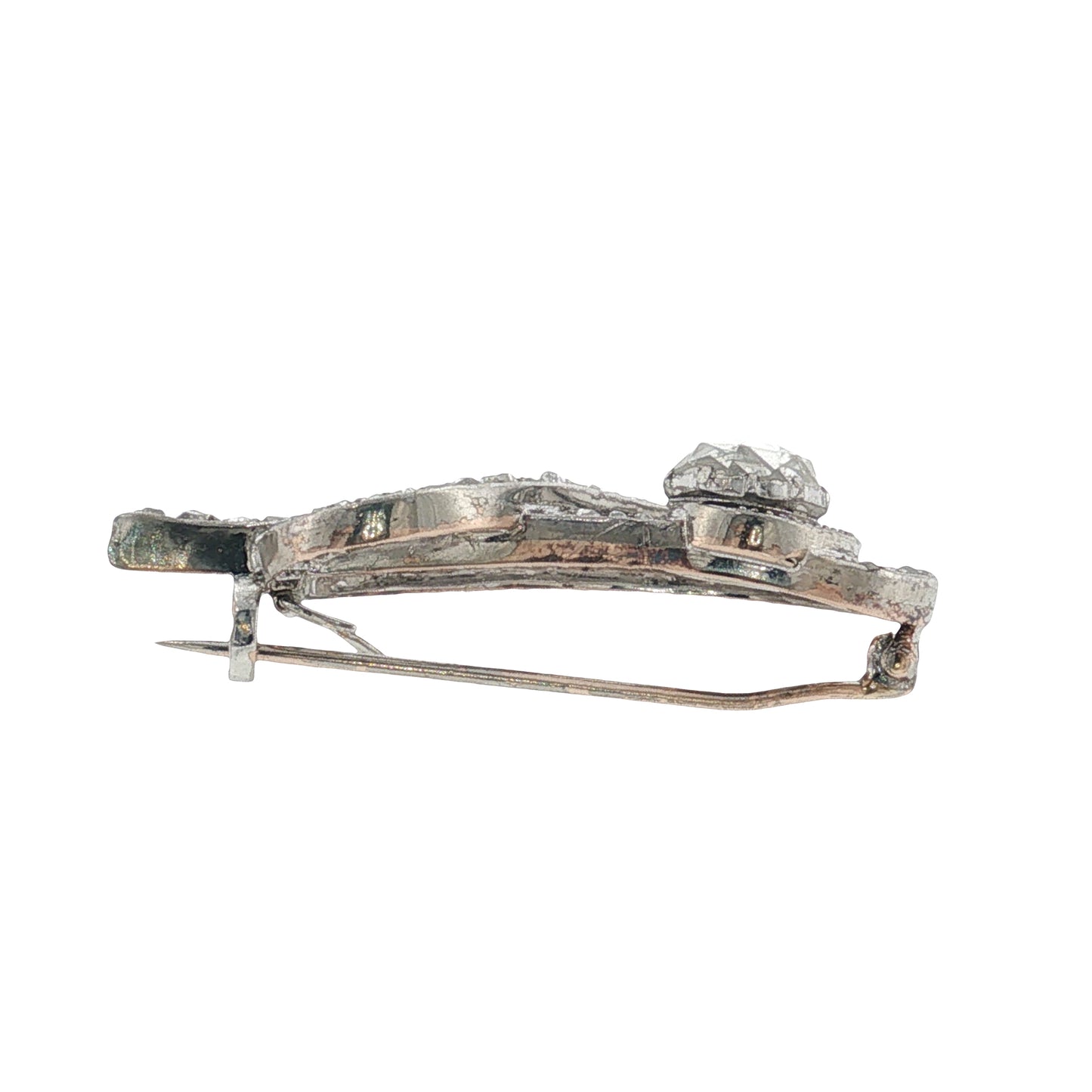 Antique Diamond Snake Brooch