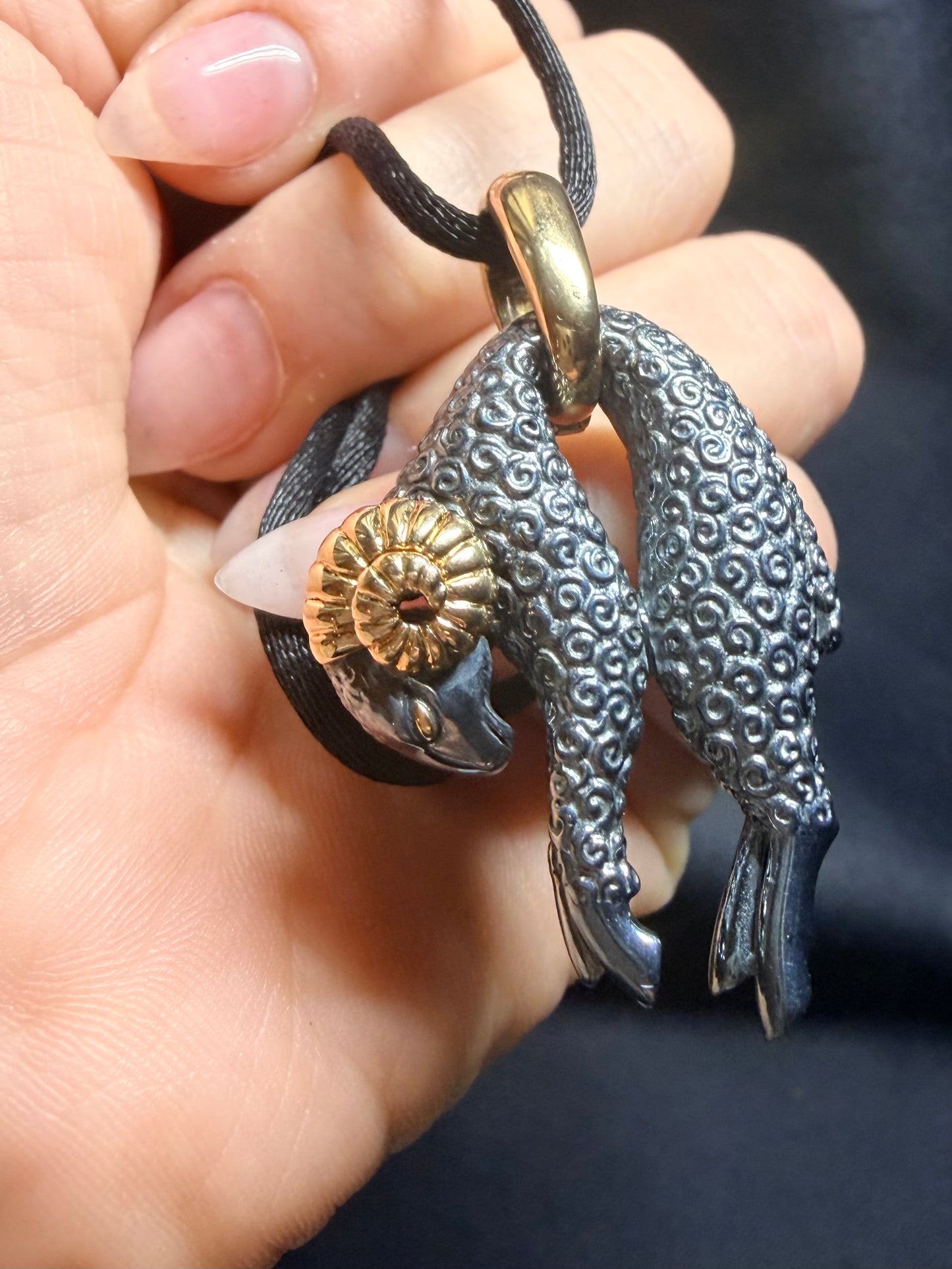 Vintage Cartier Golden Fleece Pendant