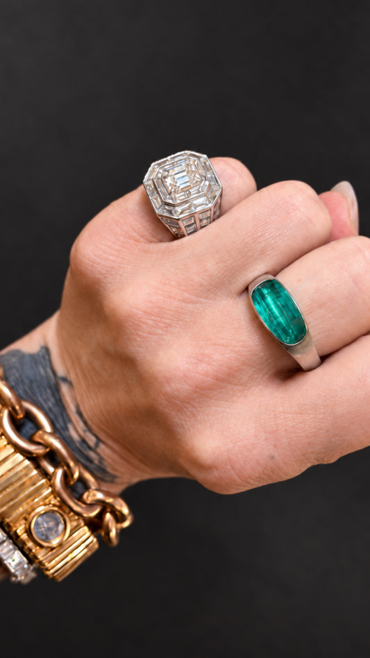 Vintage Boucheron Diamond Cocktail Ring