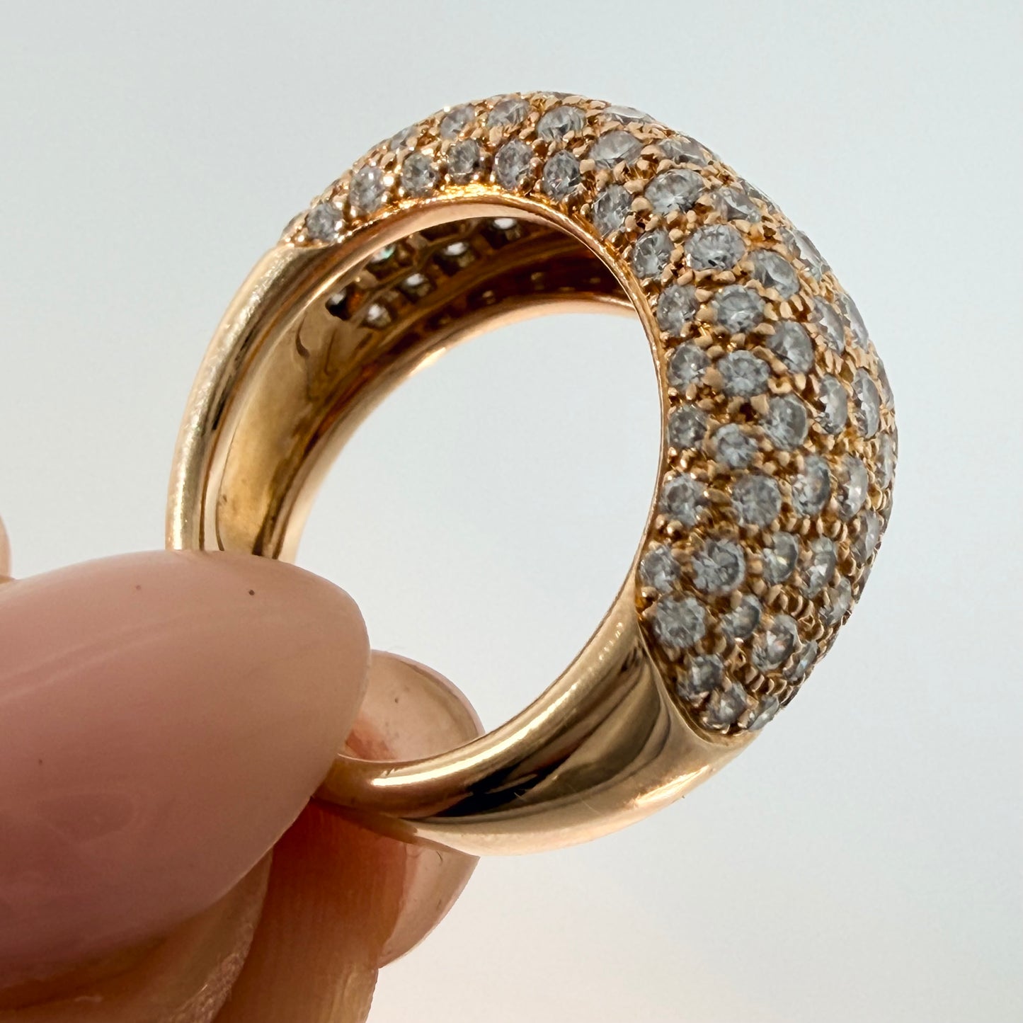 Vintage Cartier Pavé Set Diamond Ring