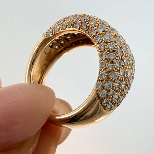 Vintage Cartier Pavé Set Diamond Ring