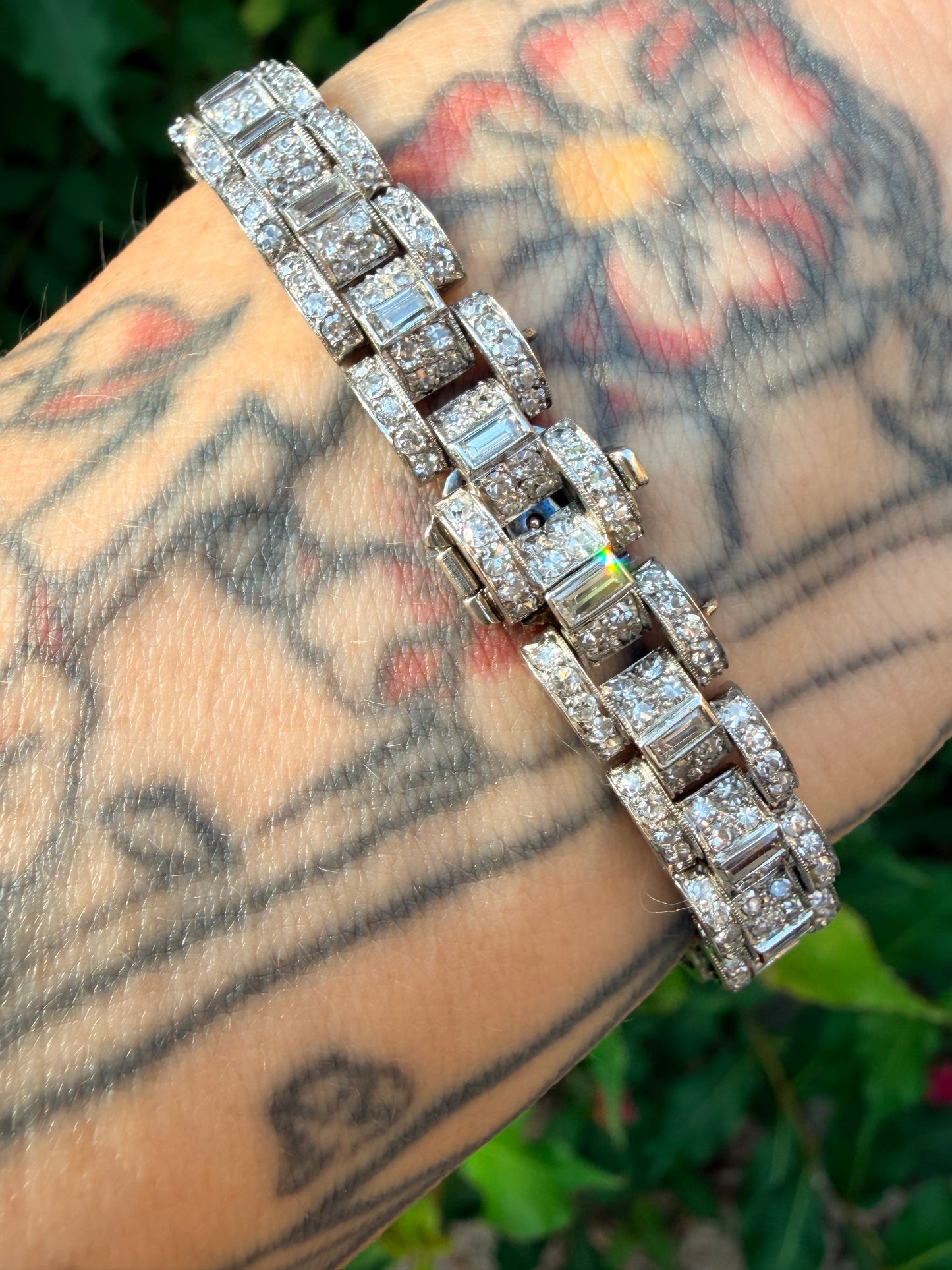 Charlton French Diamond Deco Watch