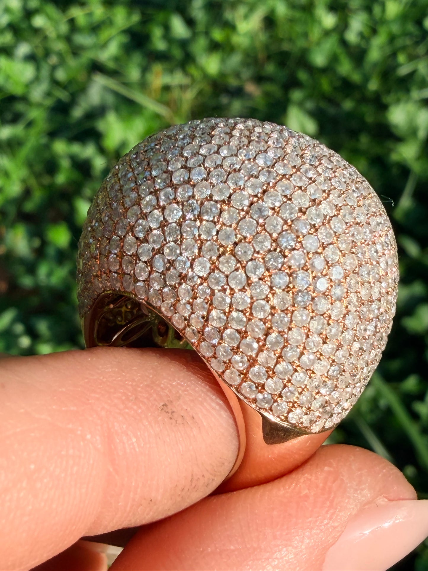 Diamond Microphone Ring