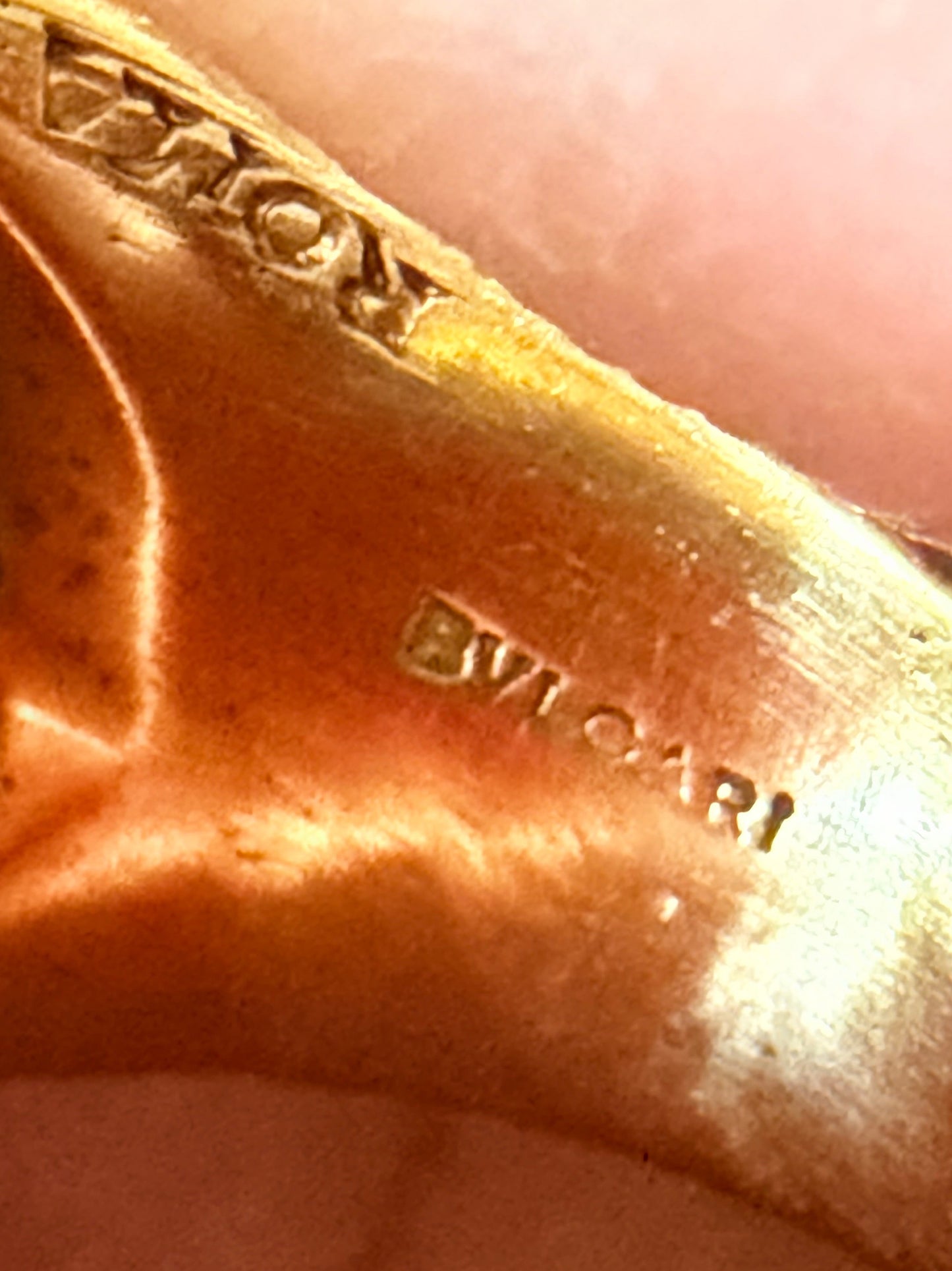Vintage Bvlgari Monete Ancient Roman Coin Ring - Circa 1960s