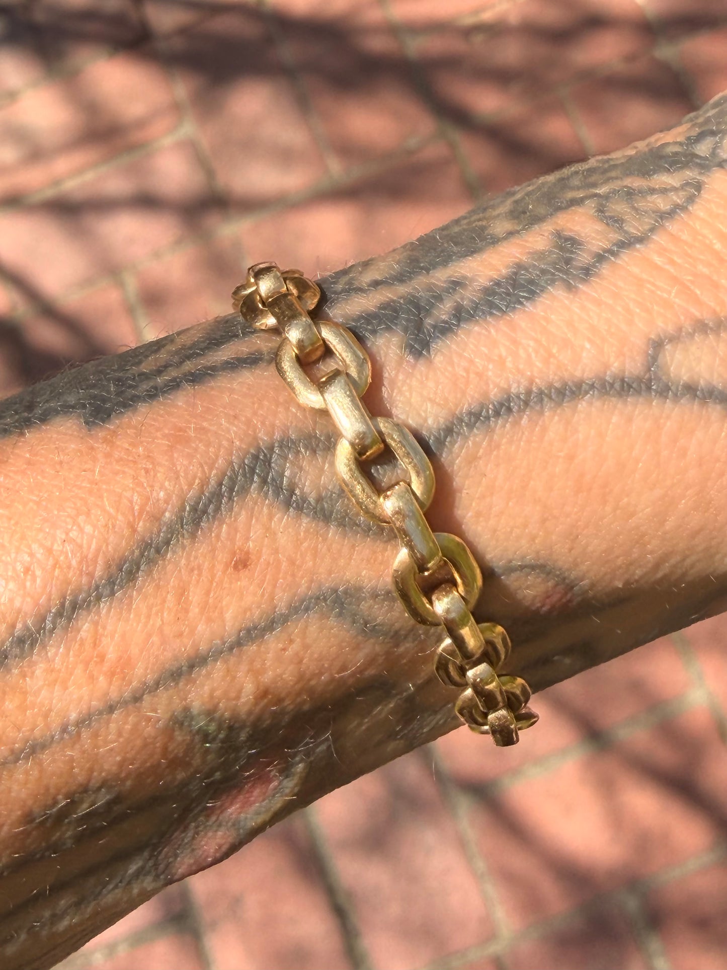 Vintage Cartier Meplat Oval Link Bracelet