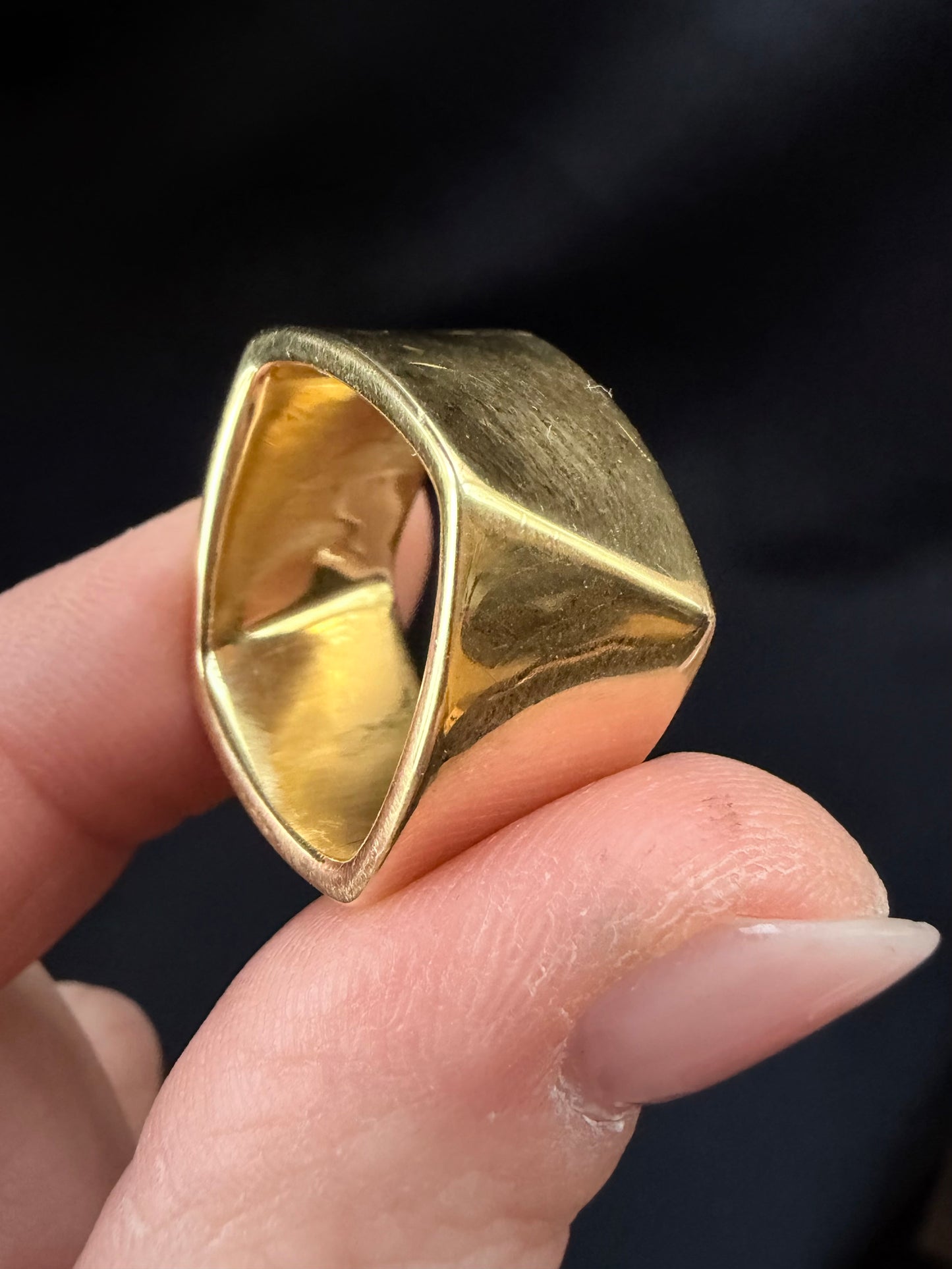 Vintage Tiffany & Co. Frank Gehry Wide Torque Band Ring