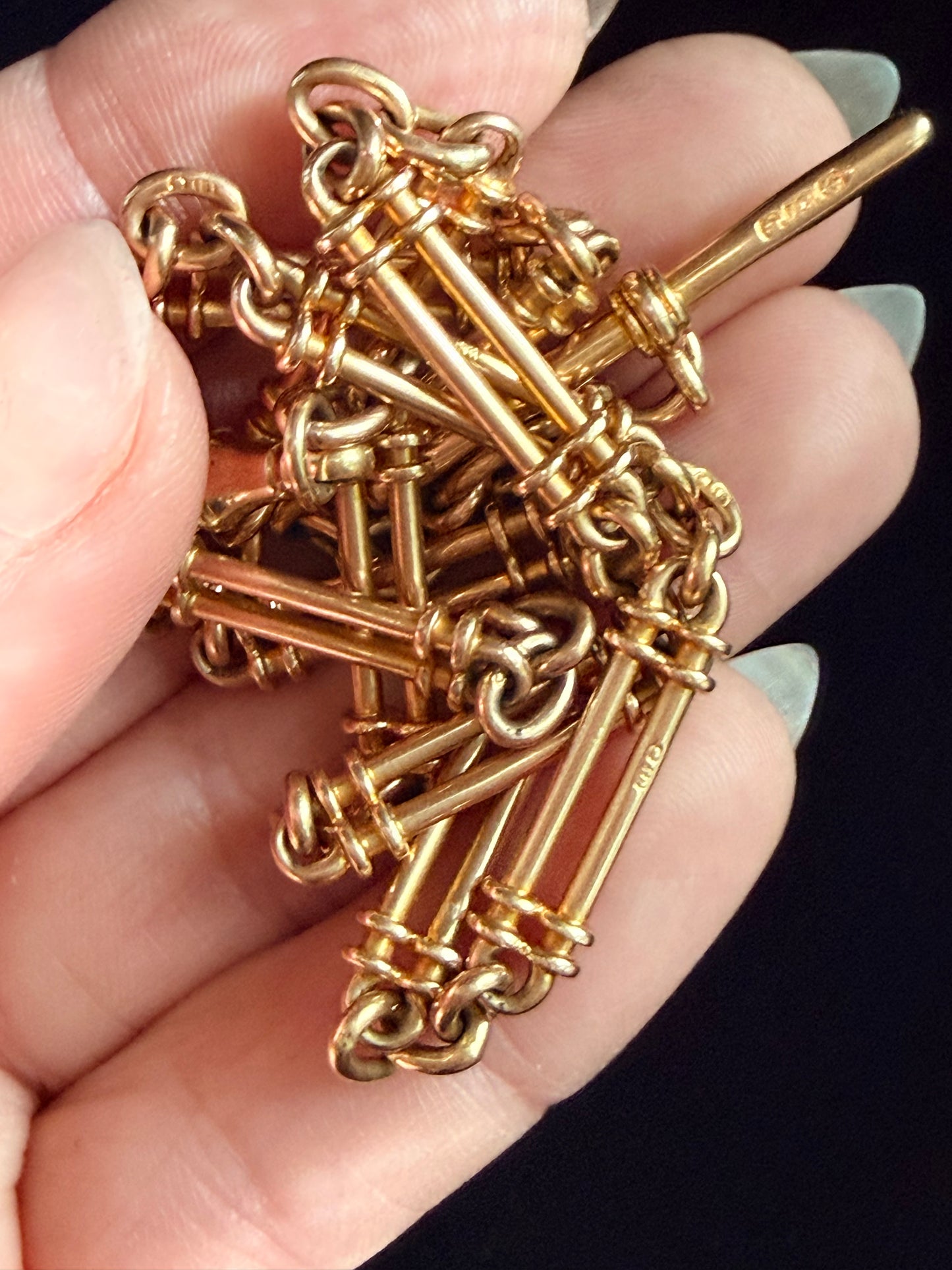 Antique UK Hallmarked Watch Chain
