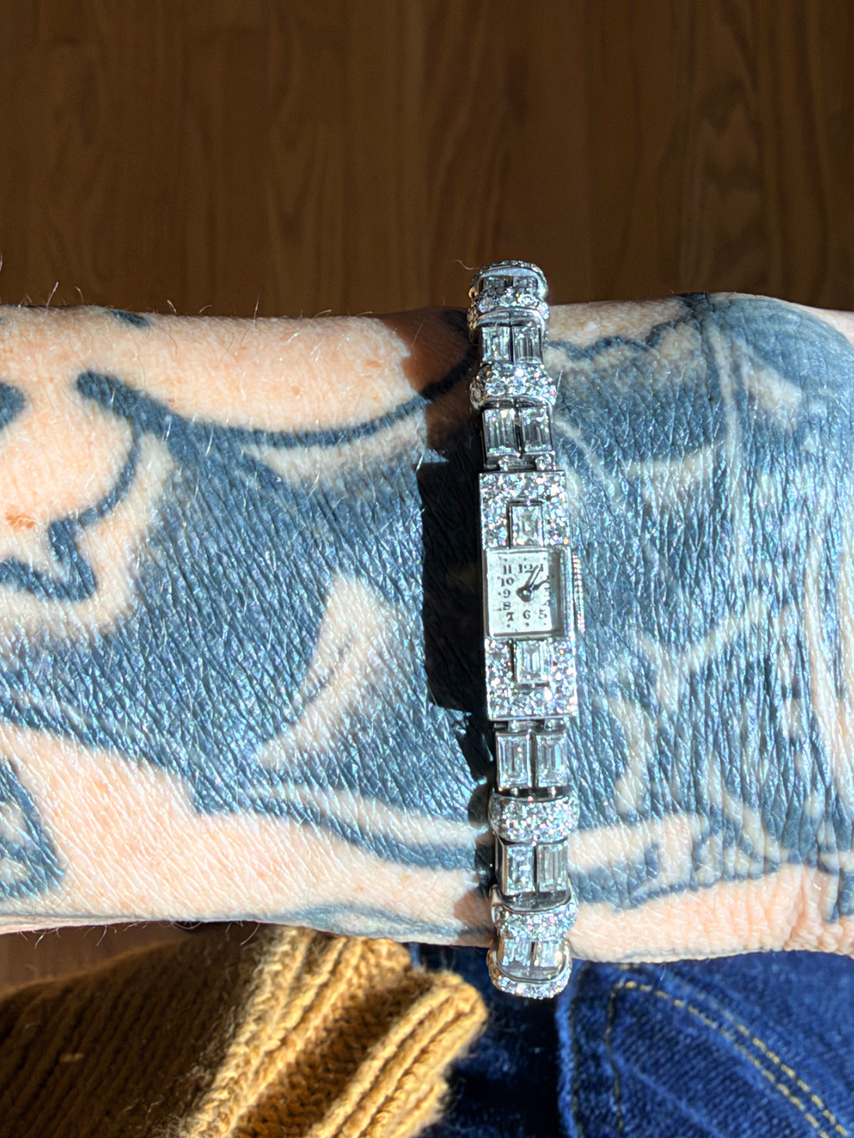 Art Deco Audemars Piguet Diamond Watch