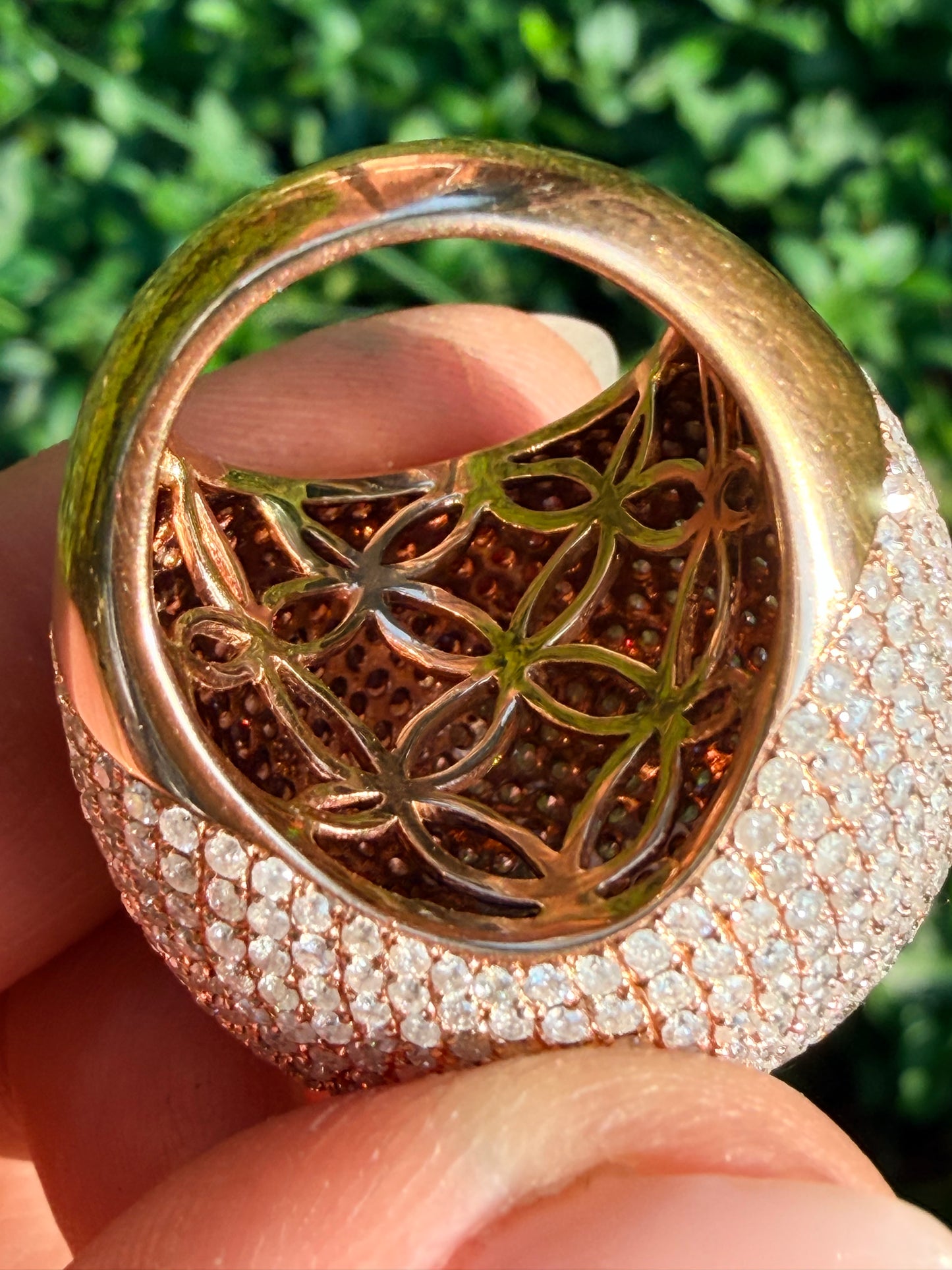 Diamond Microphone Ring