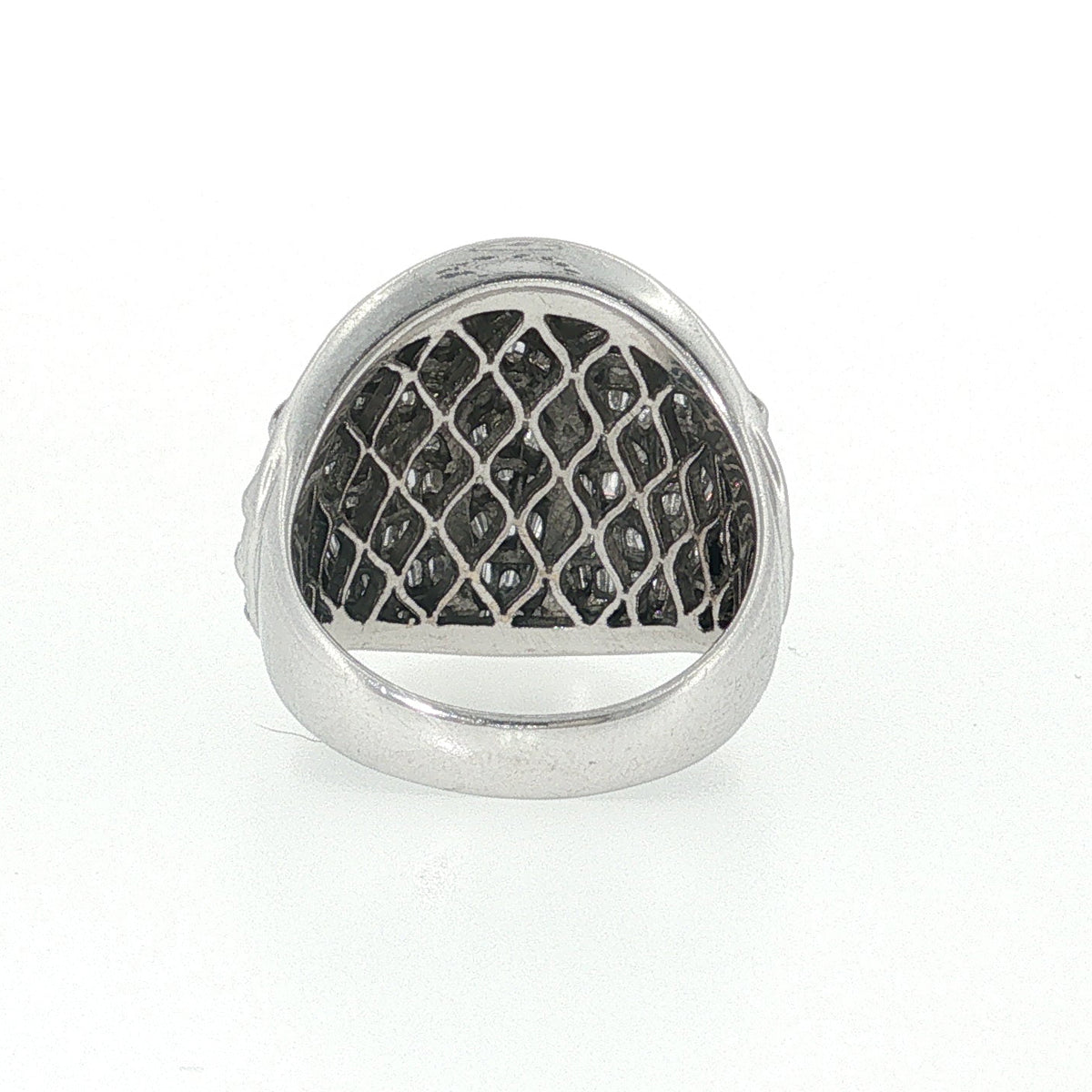 Vintage Diamond Basketweave Ring