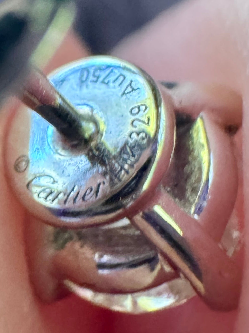 Vintage Cartier Diamond Studs
