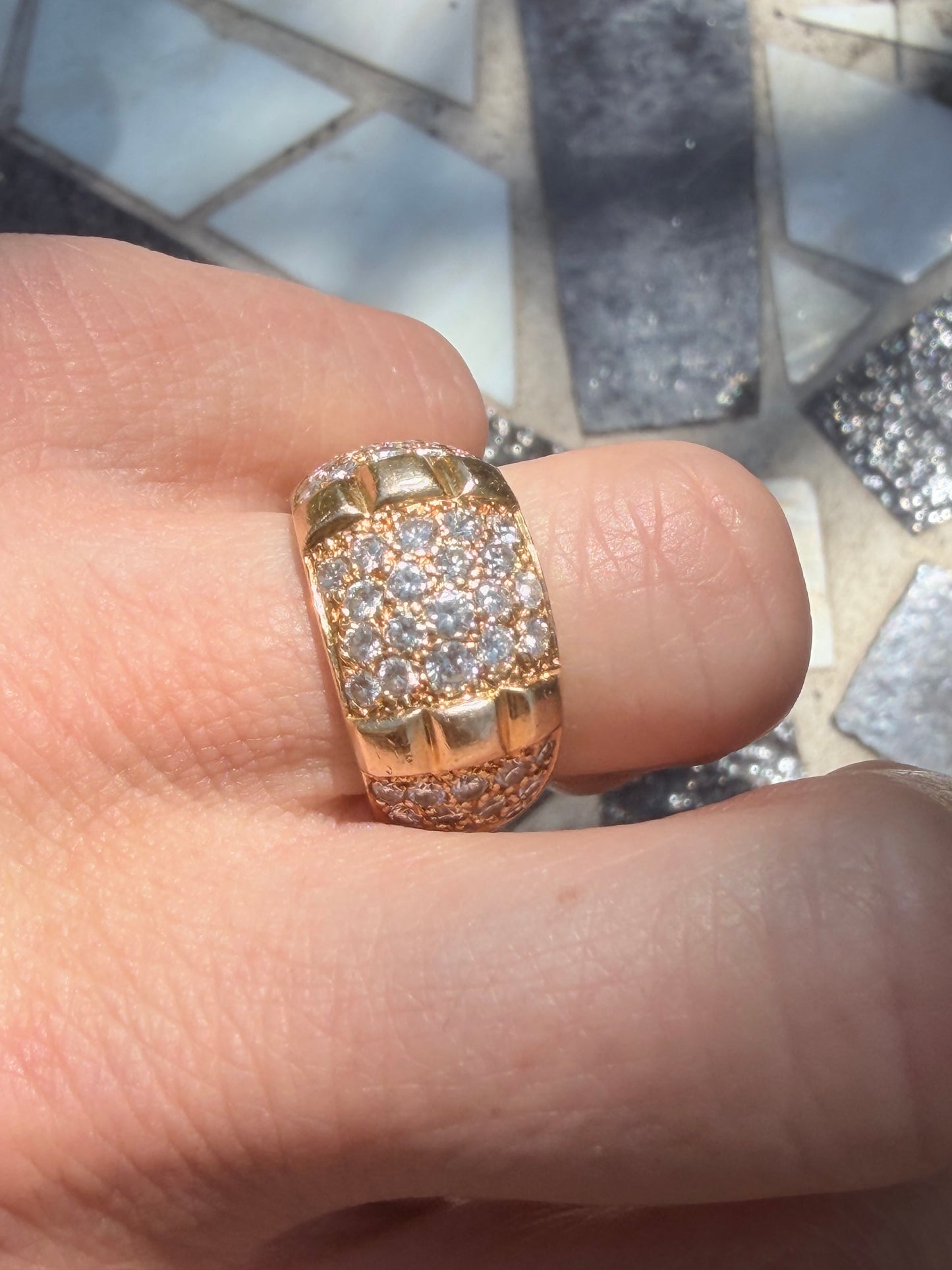 Vintage Van Cleef & Arpels Pavé Set Ring