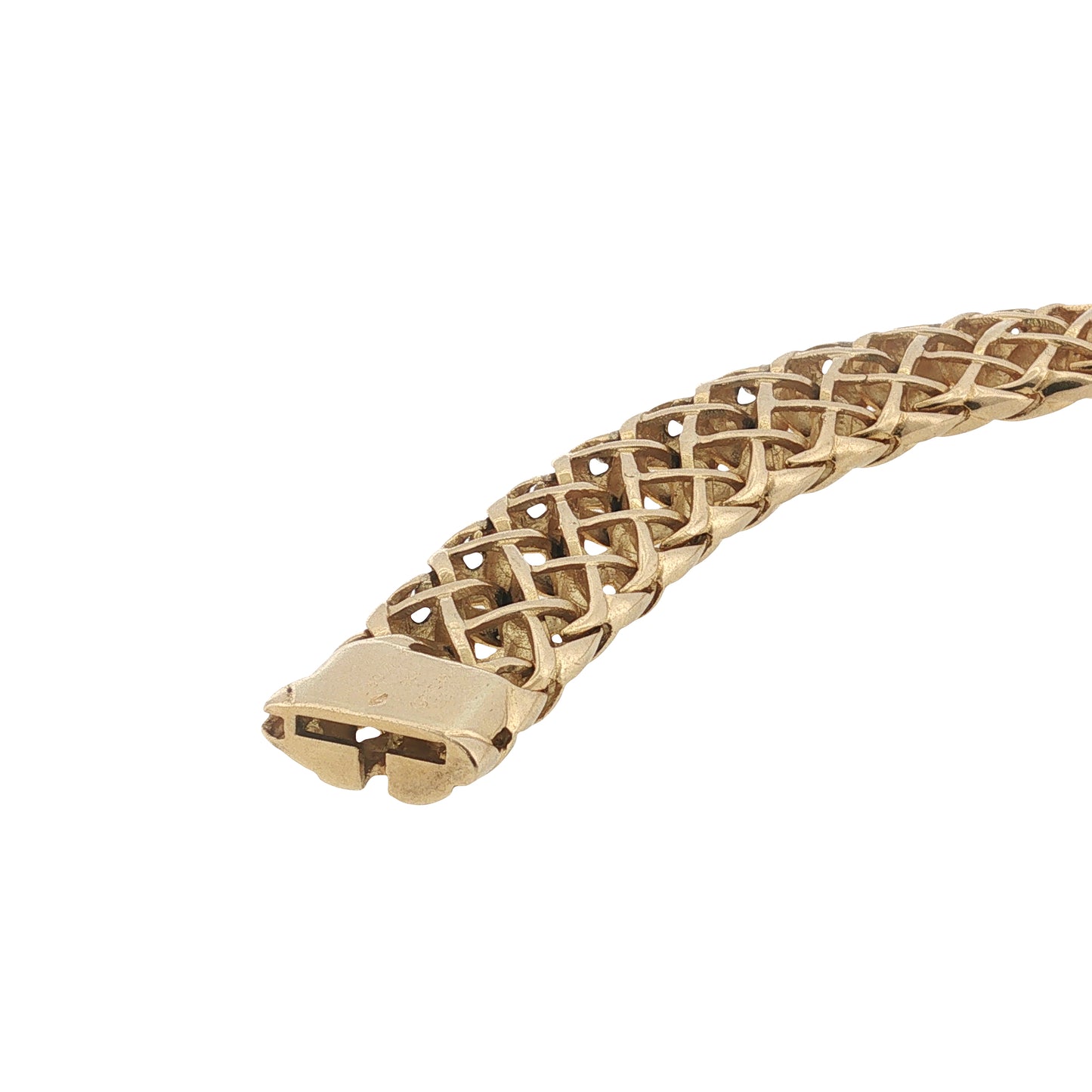 Vintage Van Cleef and Arpels Woven Gold Bracelet