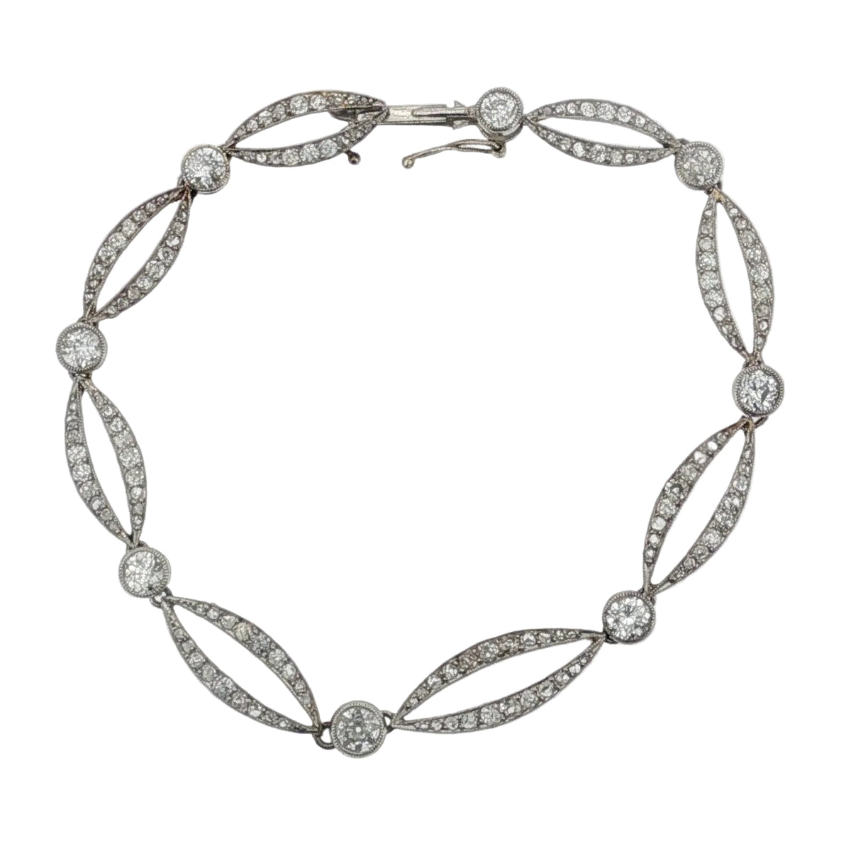 Art Deco Old Cut Diamond Bracelet