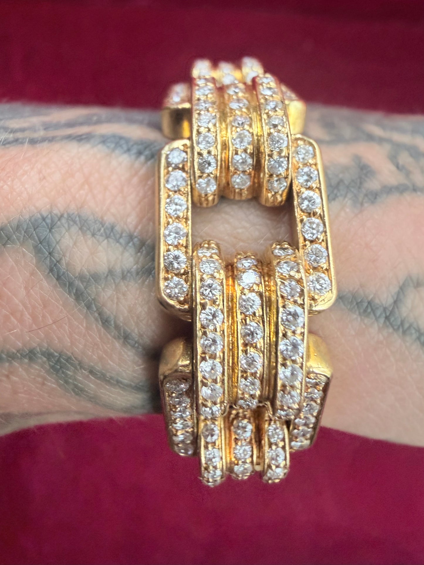 Vintage Bvlgari Diamond Bracelet