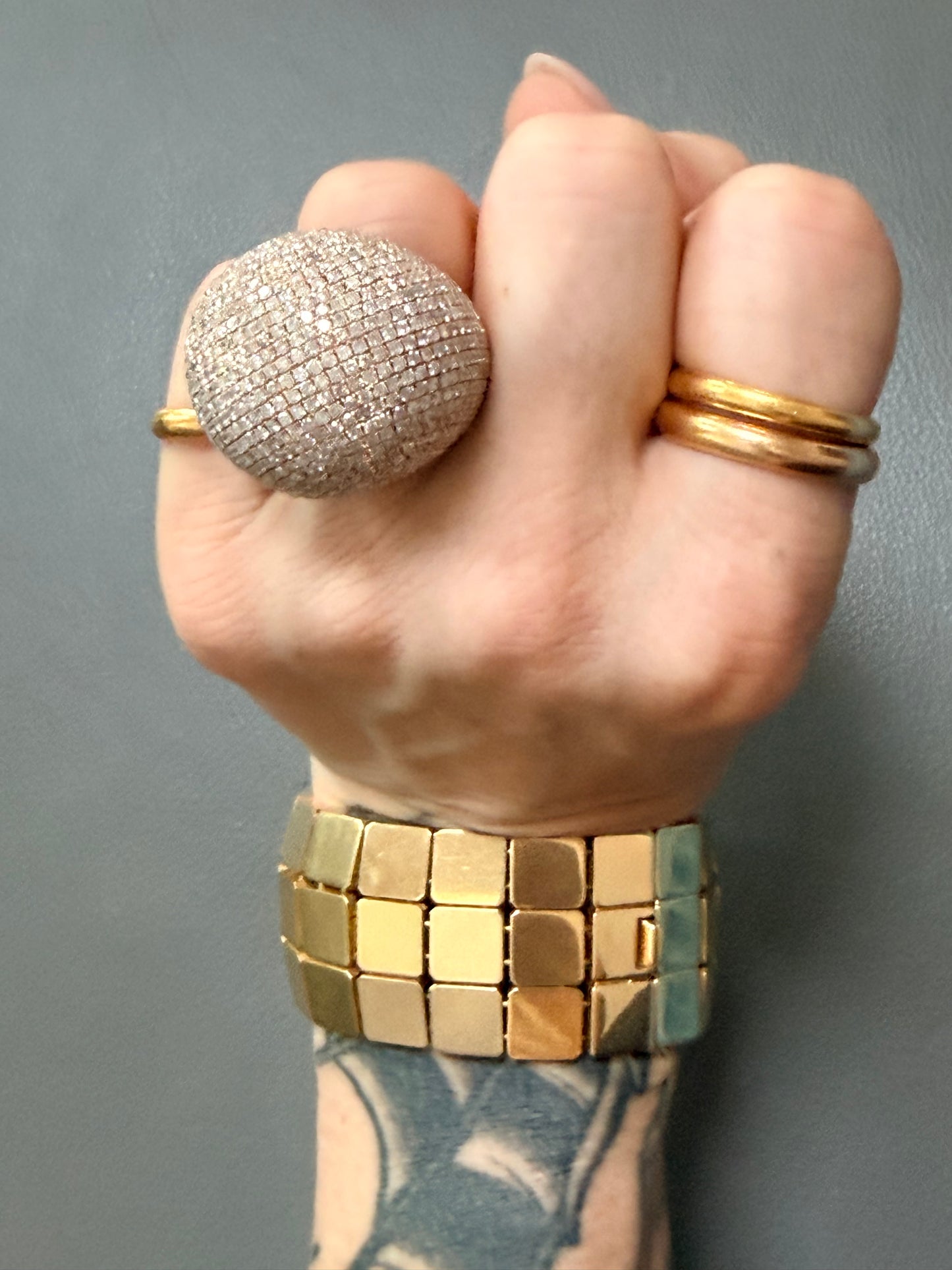 Diamond Microphone Ring