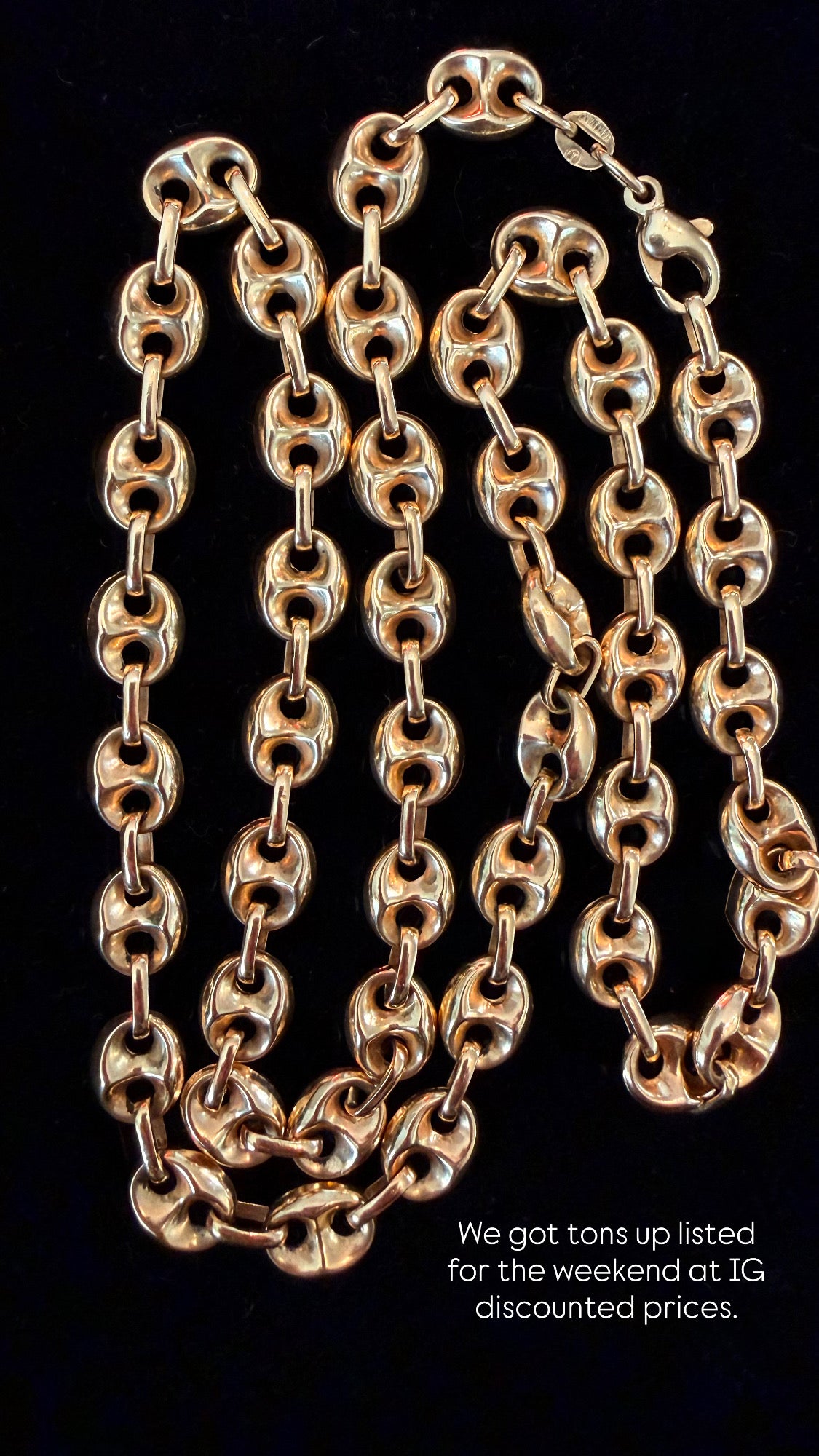Vintage Mariner Link Necklace