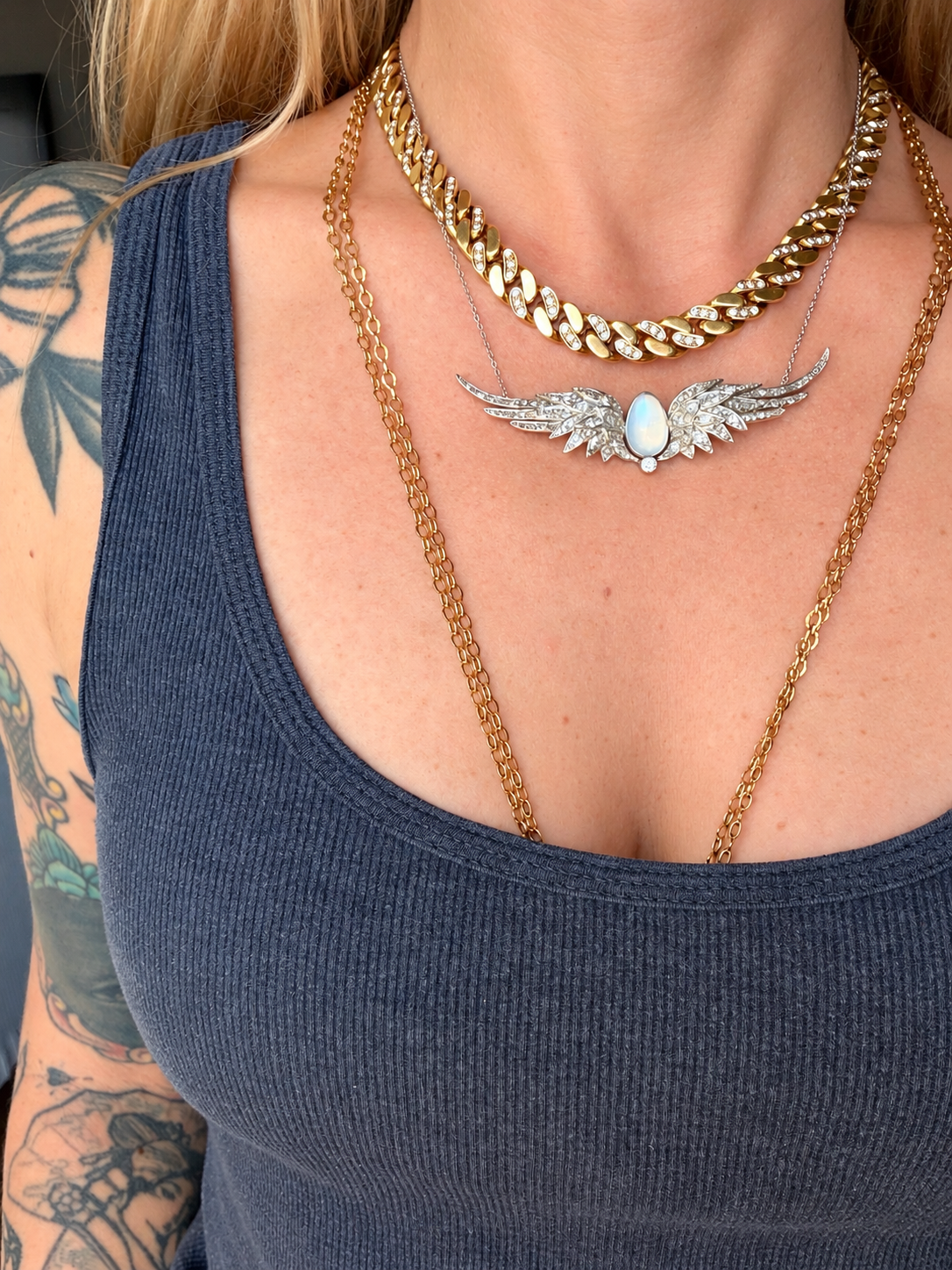 Vintage Bvlgari Diamond Necklace Bracelet Set