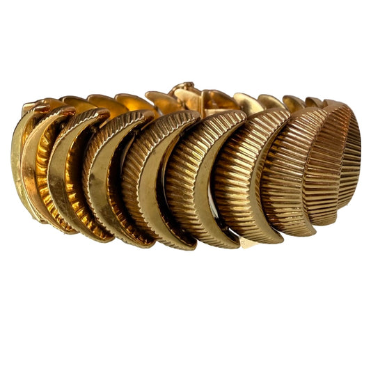 Art Deco Cartier Articulated Shell Bracelet