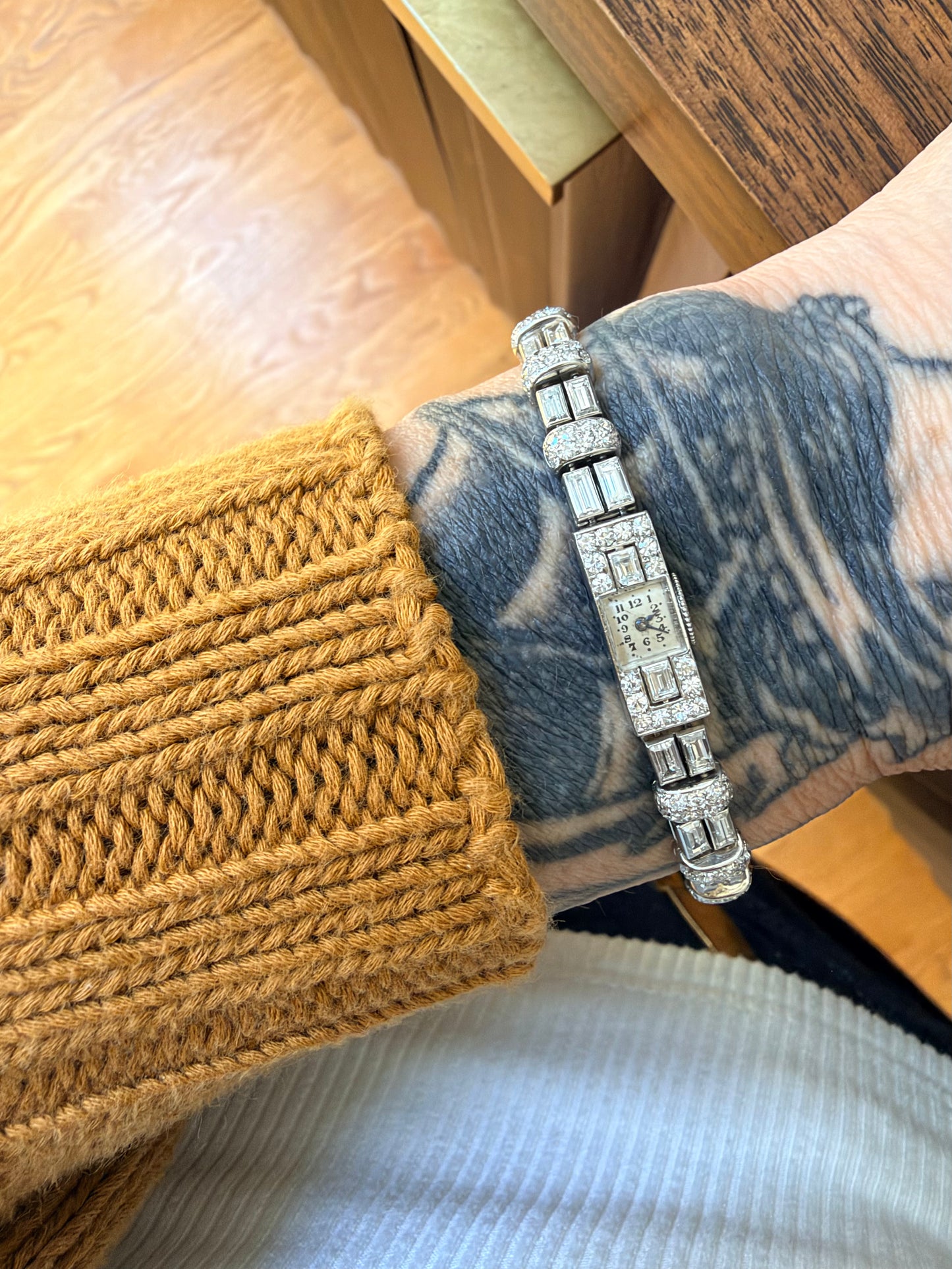 Art Deco Audemars Piguet Diamond Watch